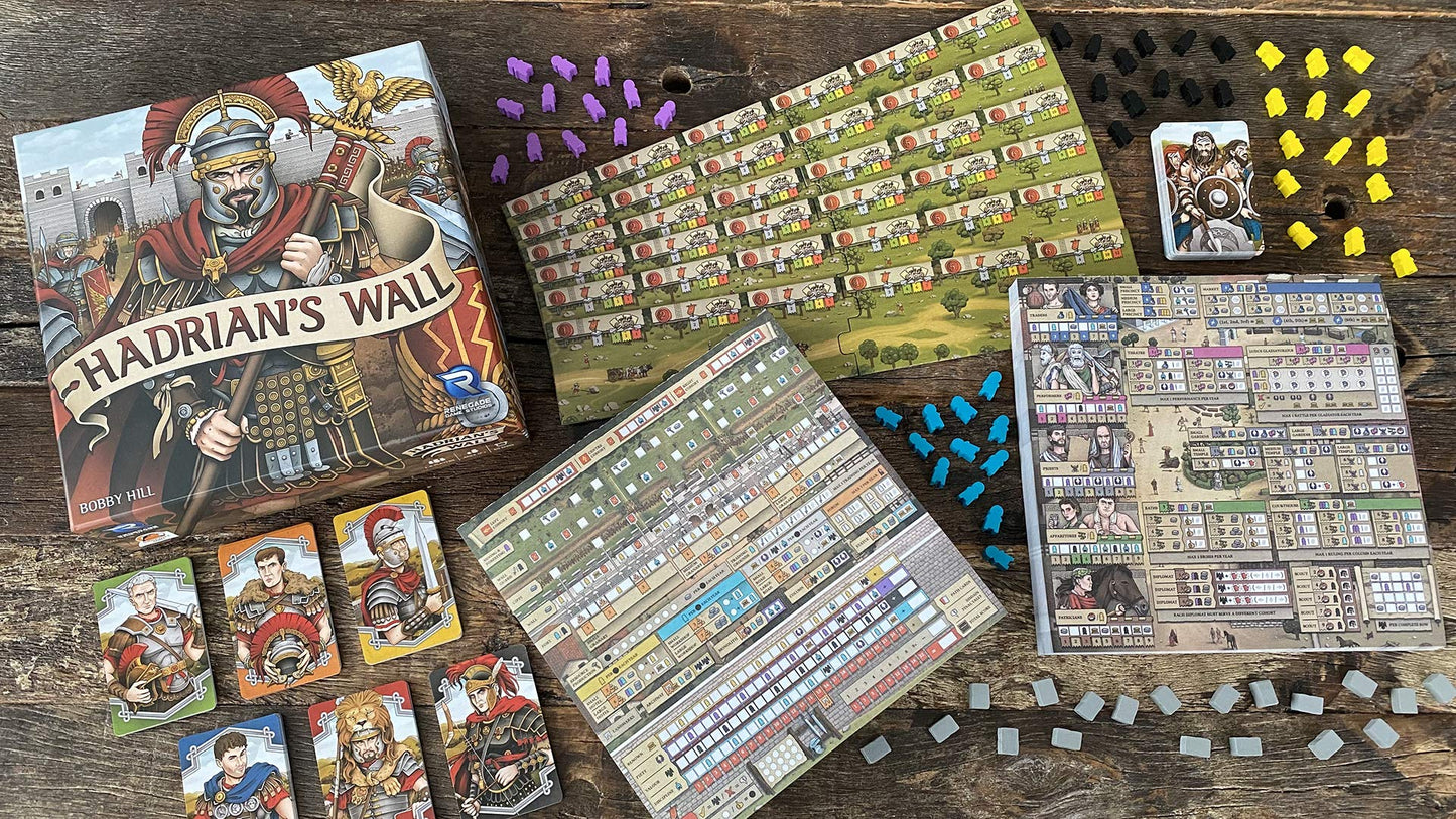 Renegade Game Studios: Hadrian's Wall — Strategy Board Game for 1–6 Players (60 Min)