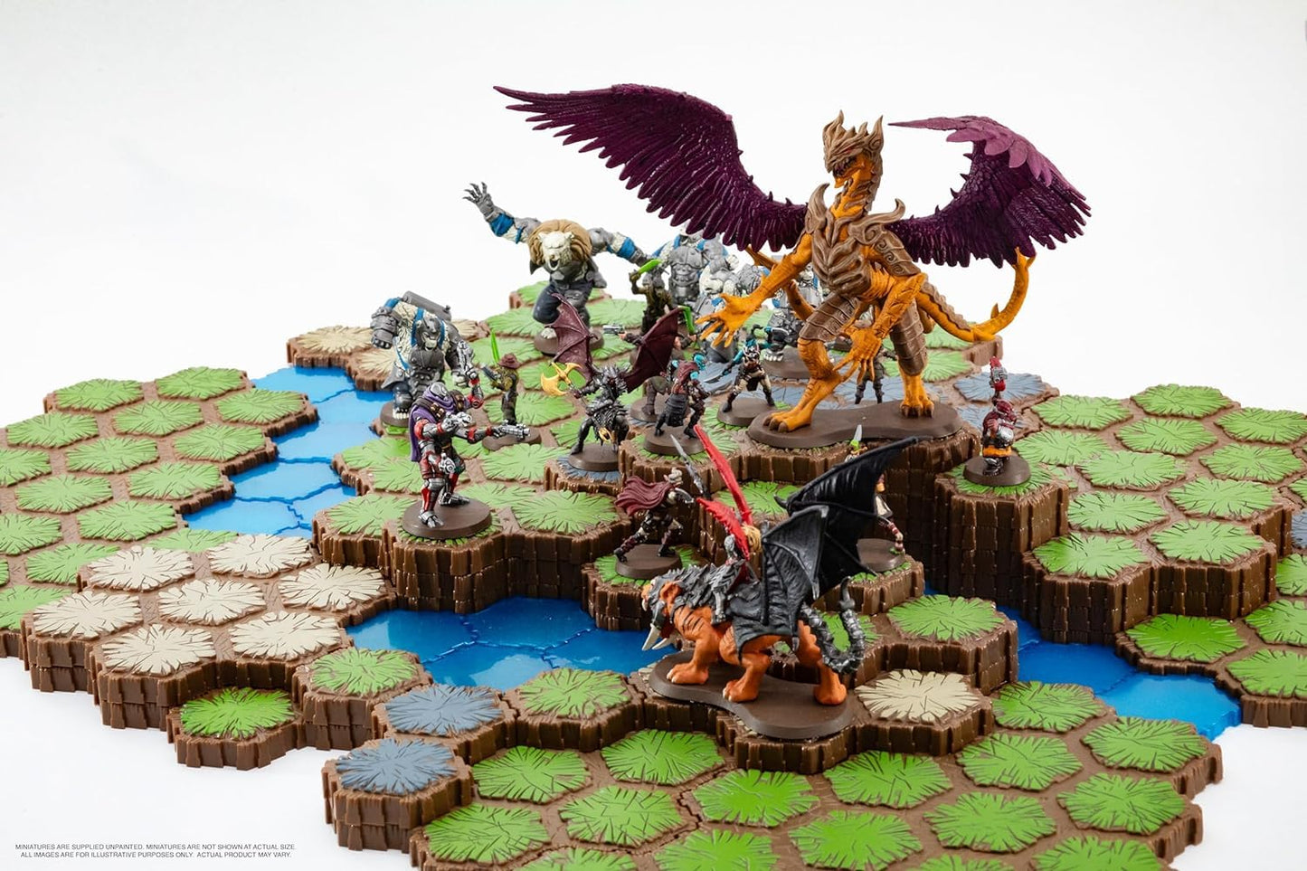 Heroscape Age of Annihilation Master Set | 20 Unpainted Miniatures | 2-Player Strategy | Renegade Game Studios