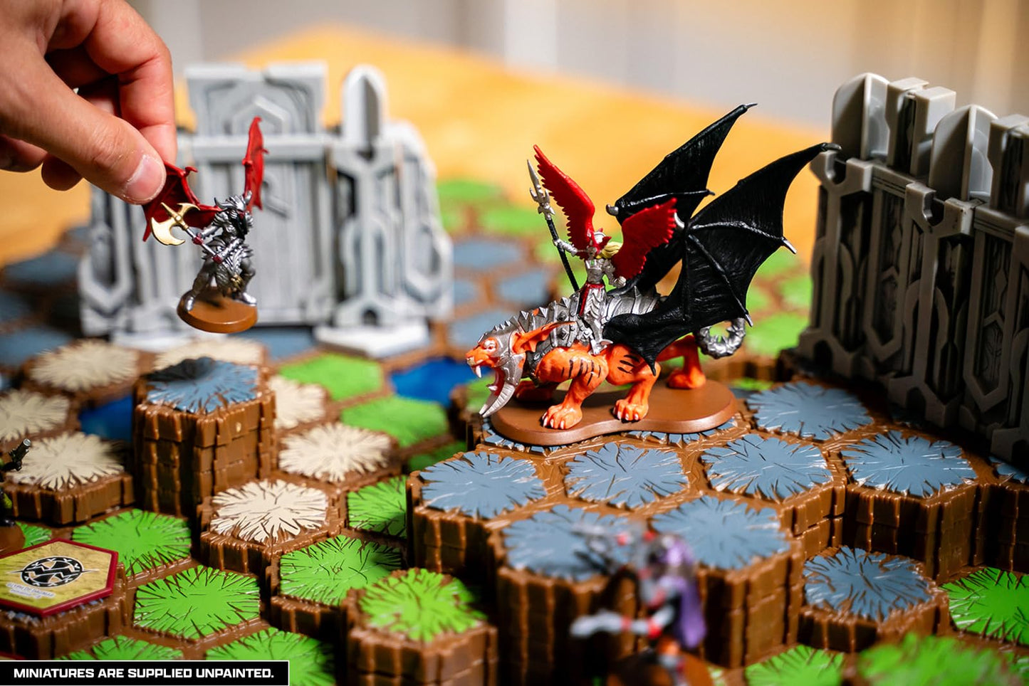 Heroscape Age of Annihilation Master Set | 20 Unpainted Miniatures | 2-Player Strategy | Renegade Game Studios