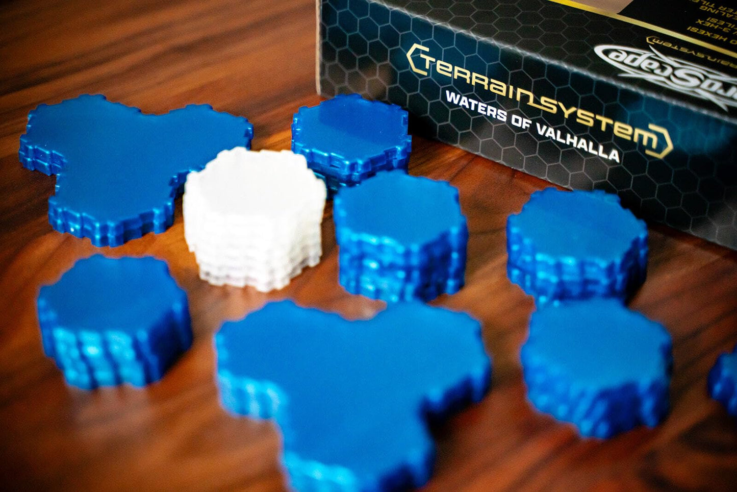 Renegade: Heroscape Waters of Valhalla Terrain Expansion | New Water Tiles & Wellspring