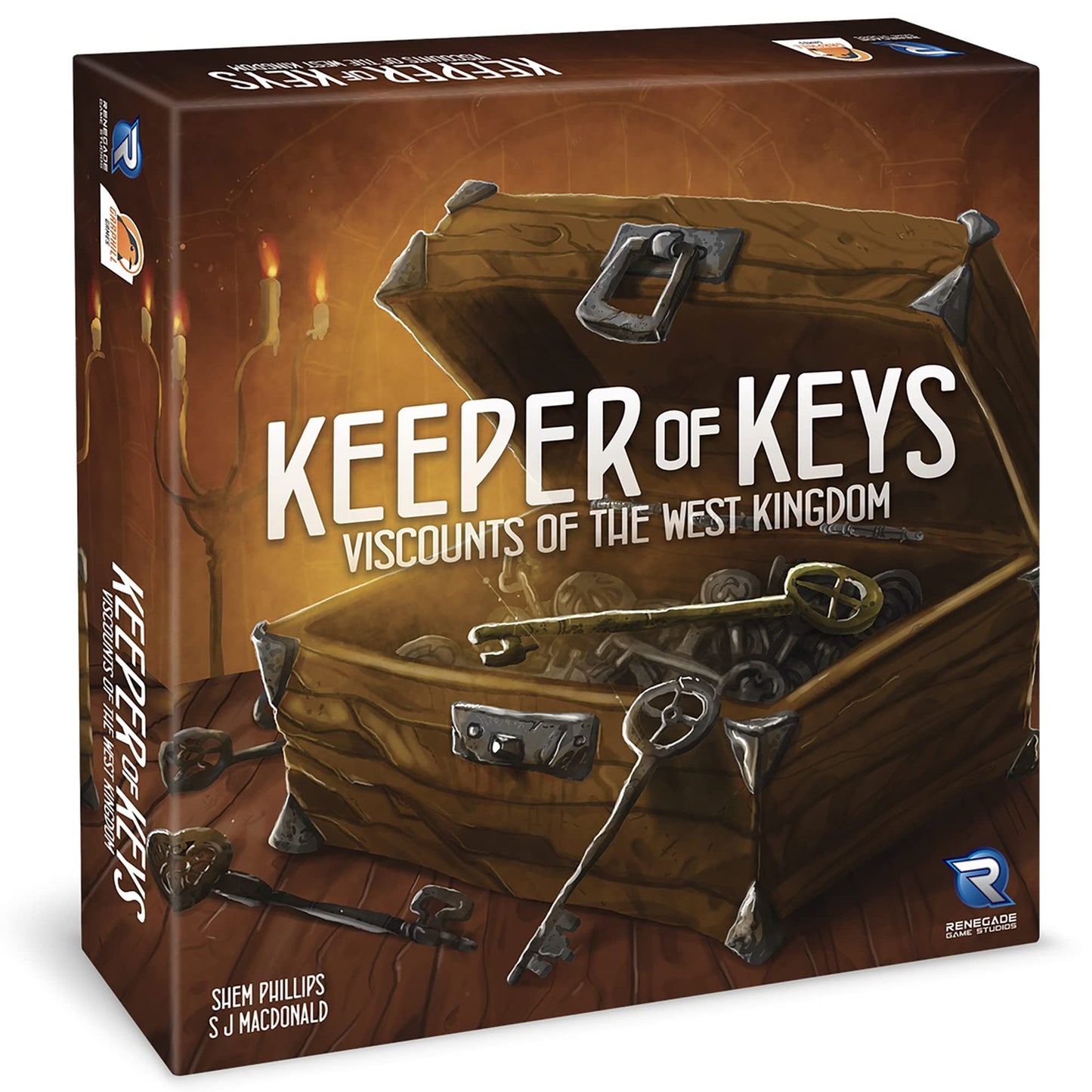 Renegade Game Studios Viscounts of the West Kingdom: Keeper of Keys Expansion – Strategy Board Game (Ages 14+)
