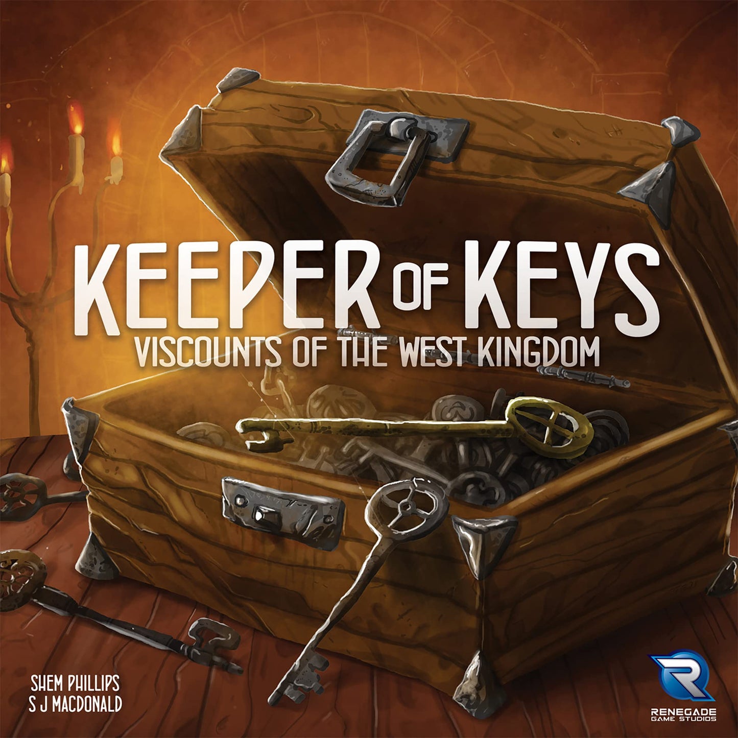Renegade Game Studios Viscounts of the West Kingdom: Keeper of Keys Expansion – Strategy Board Game (Ages 14+)