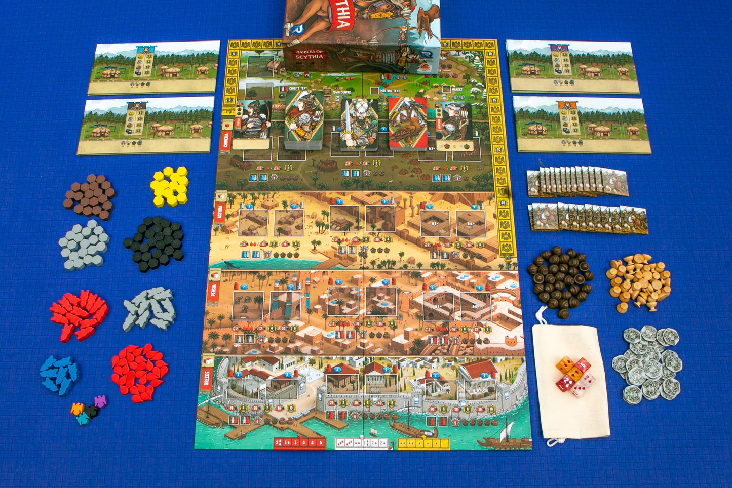 Renegade Game Studios Raiders of Scythia – Strategic 1–4 Player Adventure