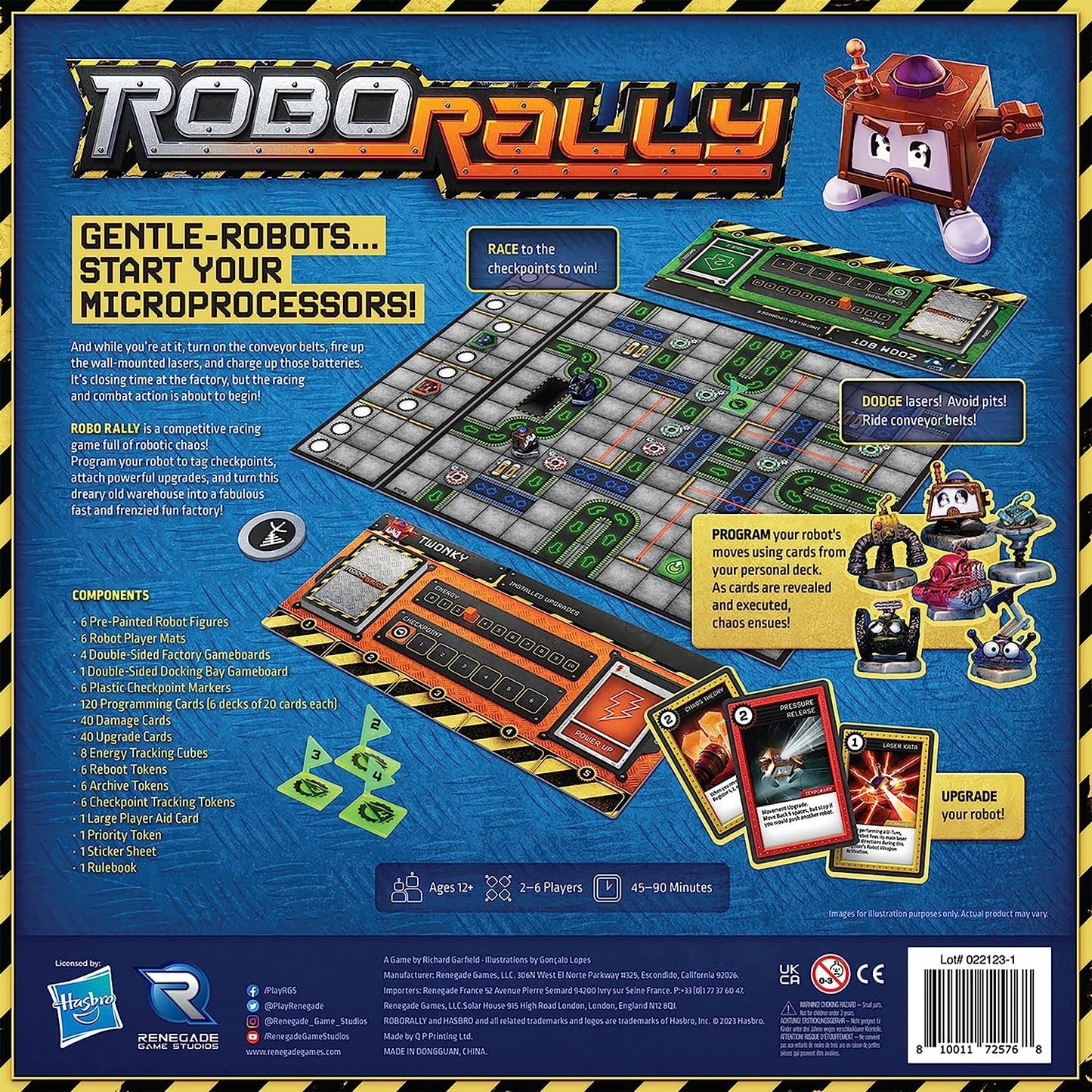 Robo Rally by Renegade Game Studios | Strategy Board Game for 2-6 Players