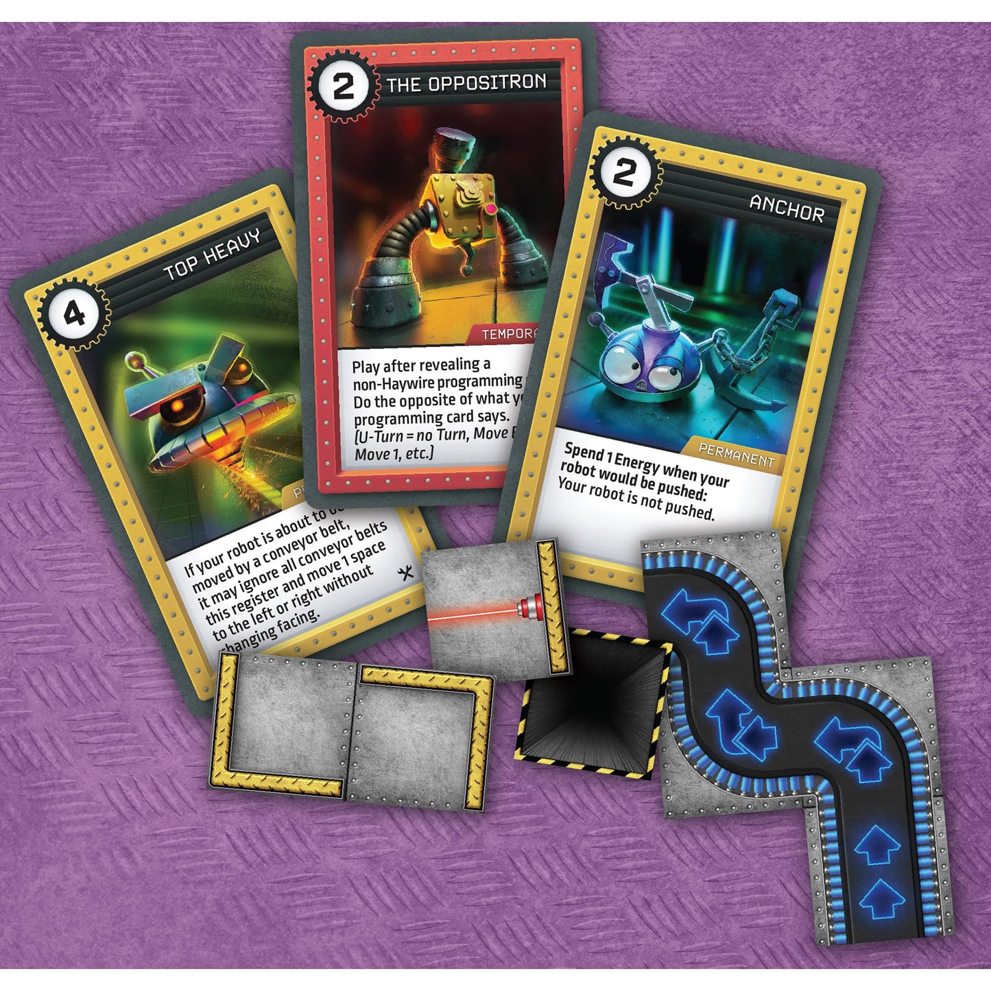 Renegade Game Studios: Robo Rally Master Builder Expansion – 6x6 Grids & Factory Floor Tokens