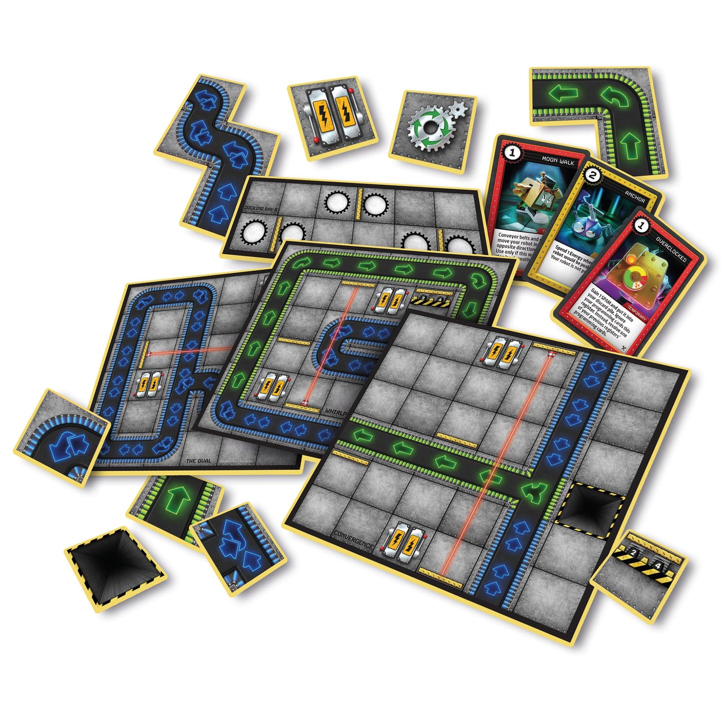Renegade Game Studios: Robo Rally Master Builder Expansion – 6x6 Grids & Factory Floor Tokens