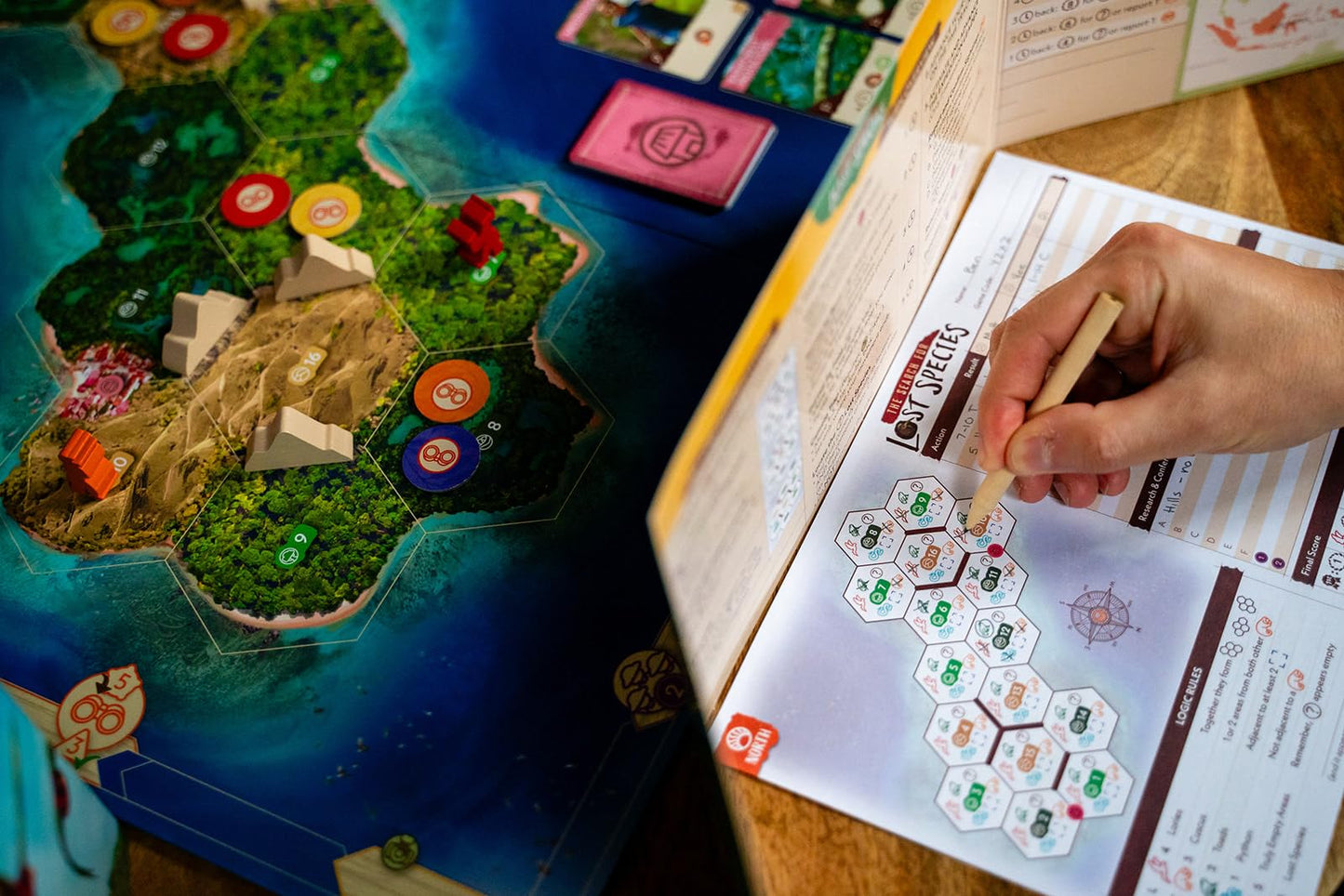 Renegade Game Studios The Search for Lost Species – Deduction Board Game for 1–4 Players | 60–75 min