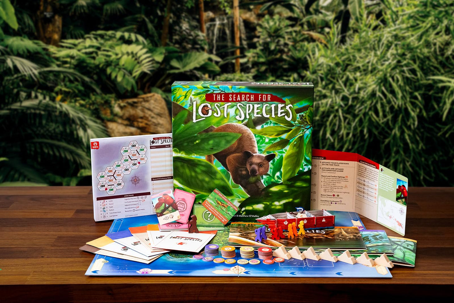 Renegade Game Studios The Search for Lost Species – Deduction Board Game for 1–4 Players | 60–75 min