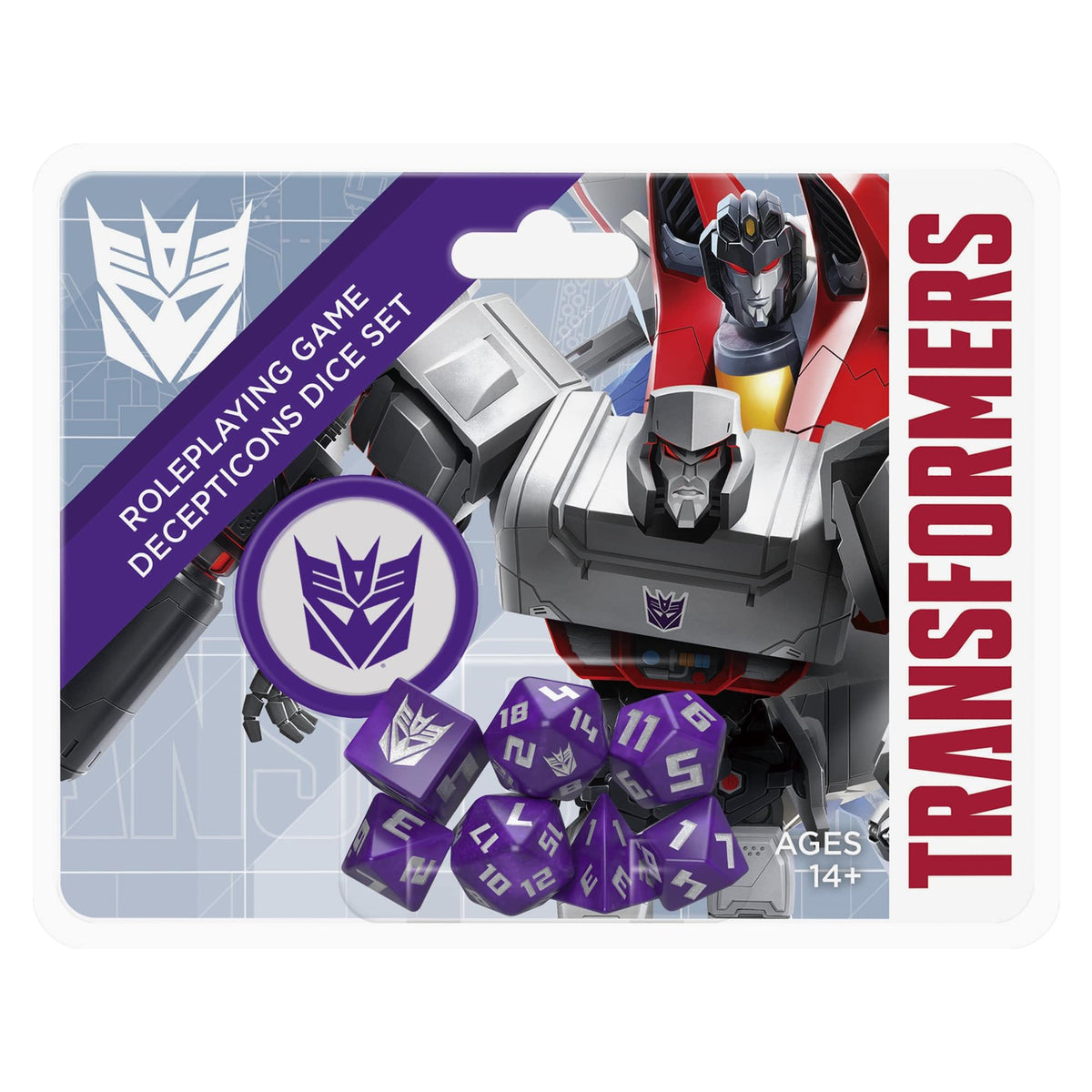 Renegade Game Studios Transformers RPG Decepticon Dice Set — 8-Piece for Essence20