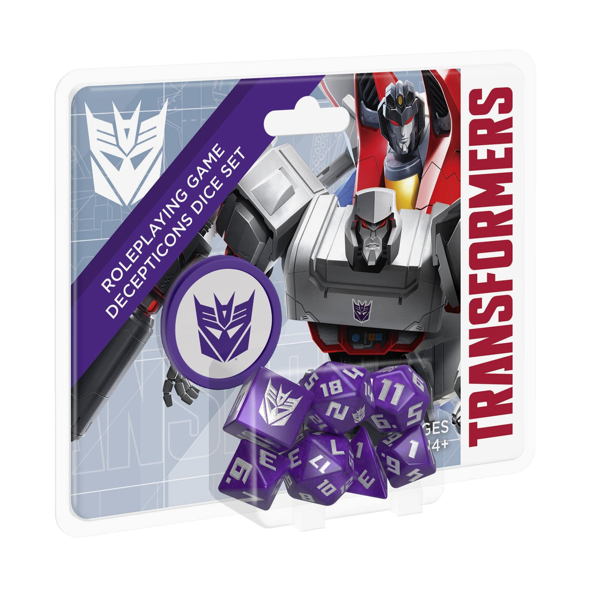Renegade Game Studios Transformers RPG Decepticon Dice Set — 8-Piece for Essence20