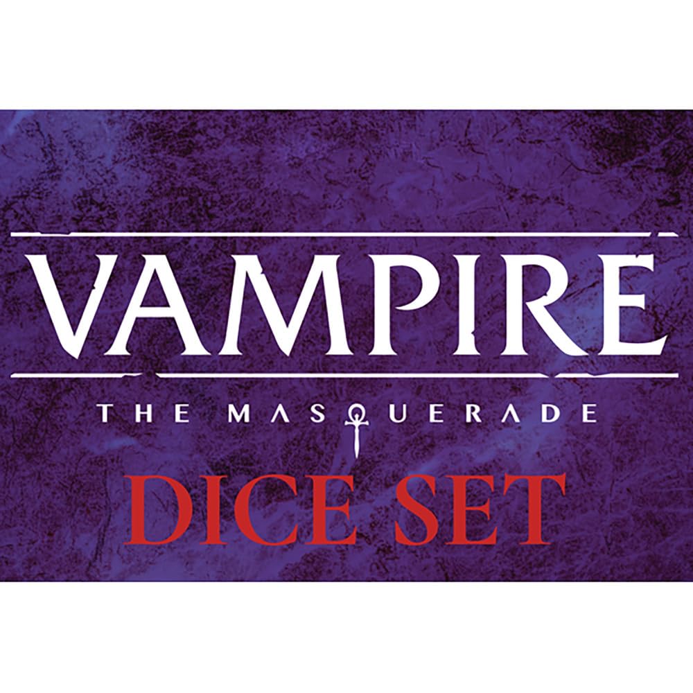 Renegade Vampire: The Masquerade Dice Set – 5th Edition (18 Dice)