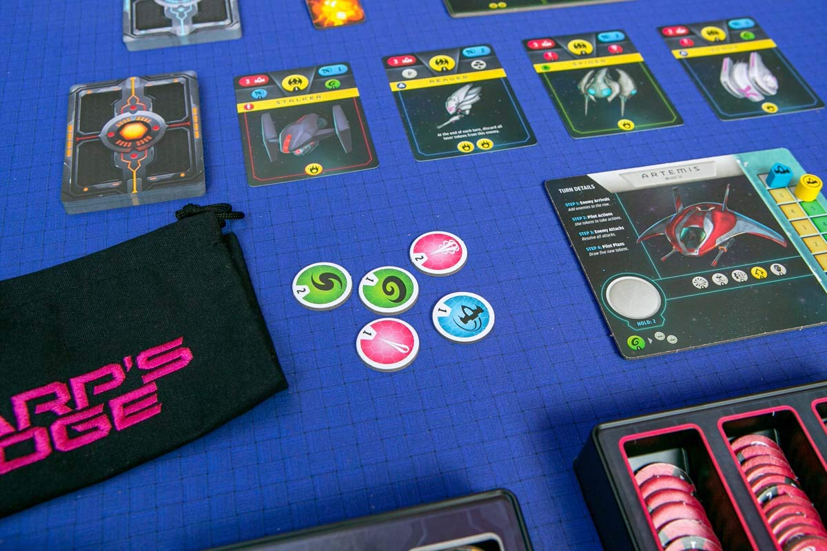 Renegade Game Studios Warp's Edge | Solo Space Bag-Building Game (Ages 10+)