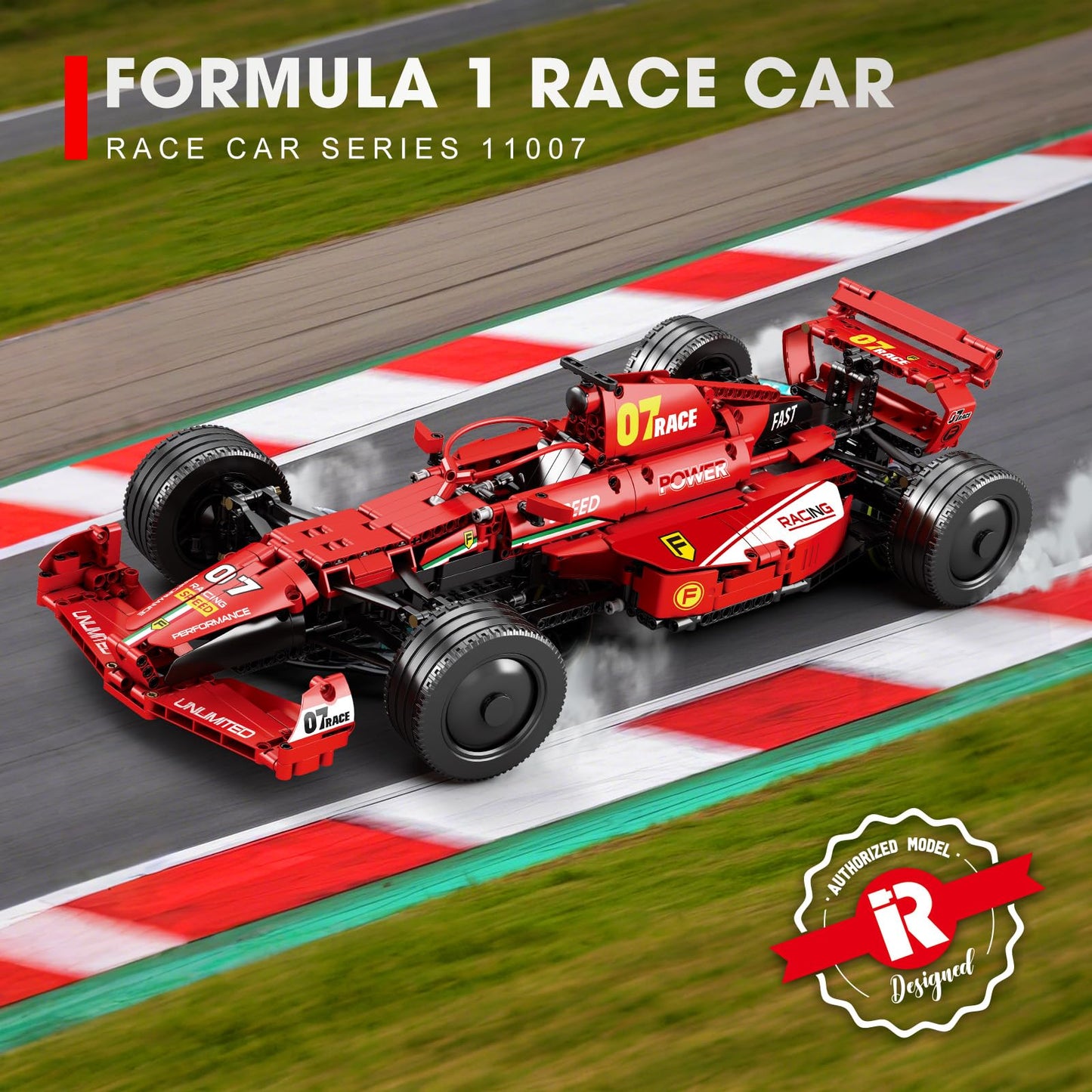 Reobrix F1 Cars Building Set – 928-Piece 1:8 Scale Formula 1 Model Kit