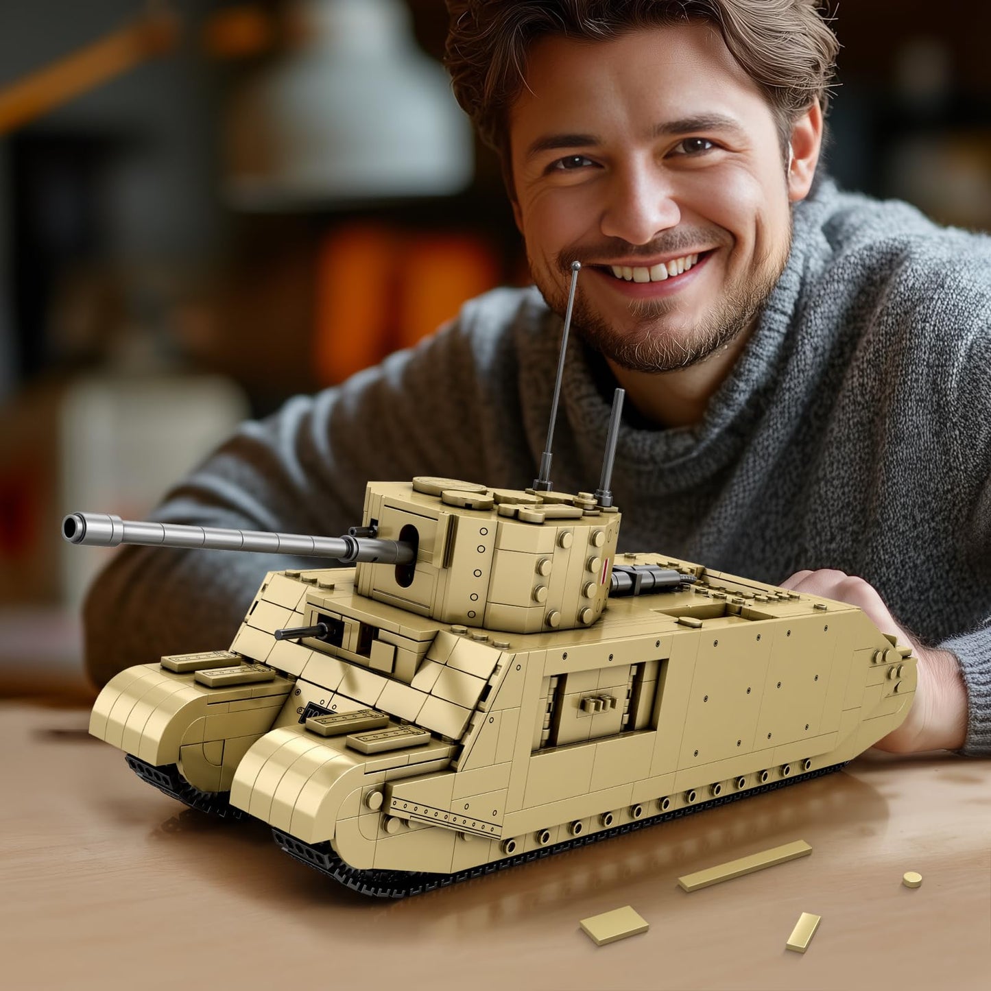 Reobrix TOG2 Tank Building Set 1:30 Scale | World of Tanks Licensed 1427 PCS 77032
