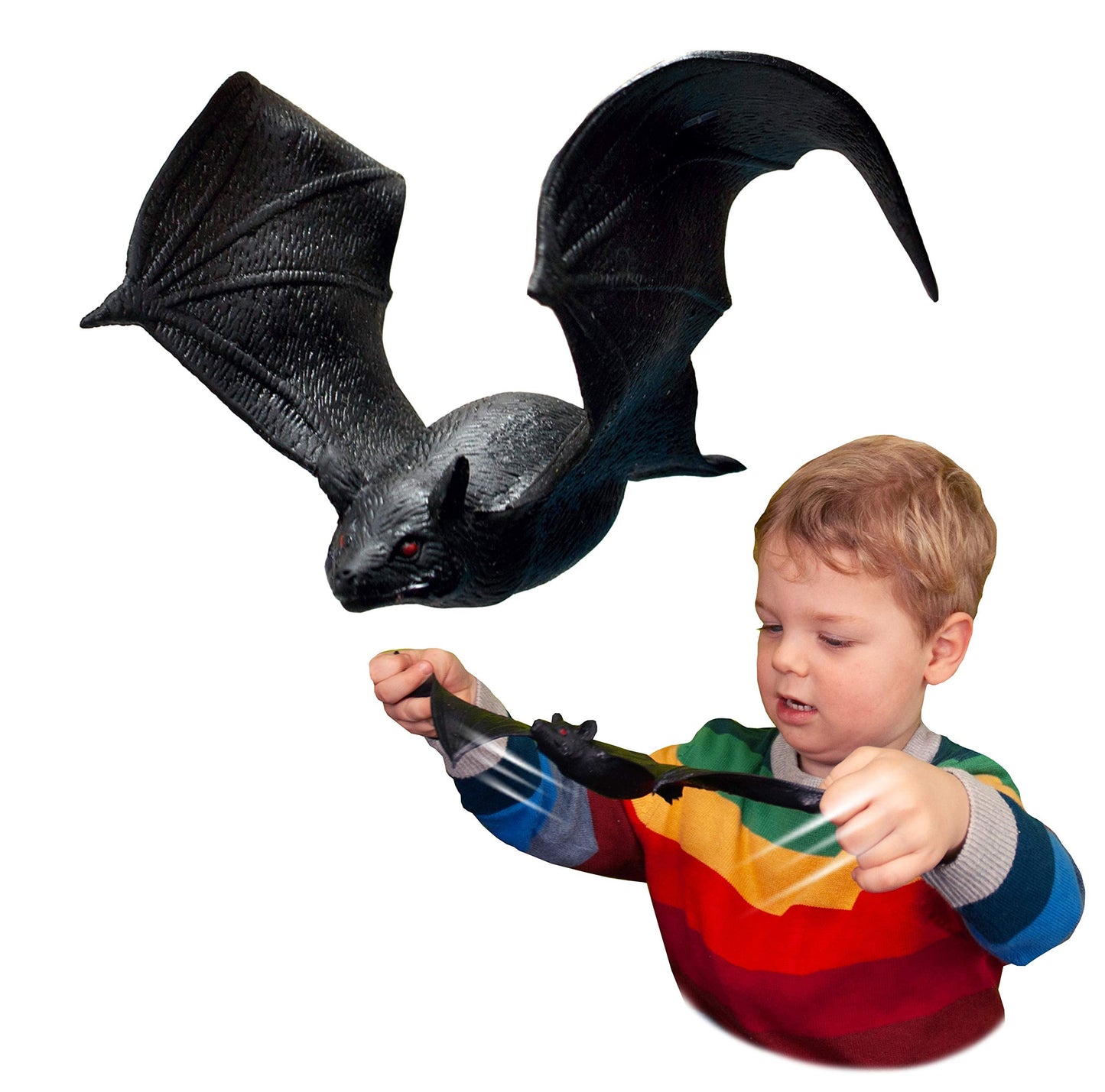 Rep Pals Bat Stretchy Toy by Deluxebase | Ultra Stretchy Sensory Toy