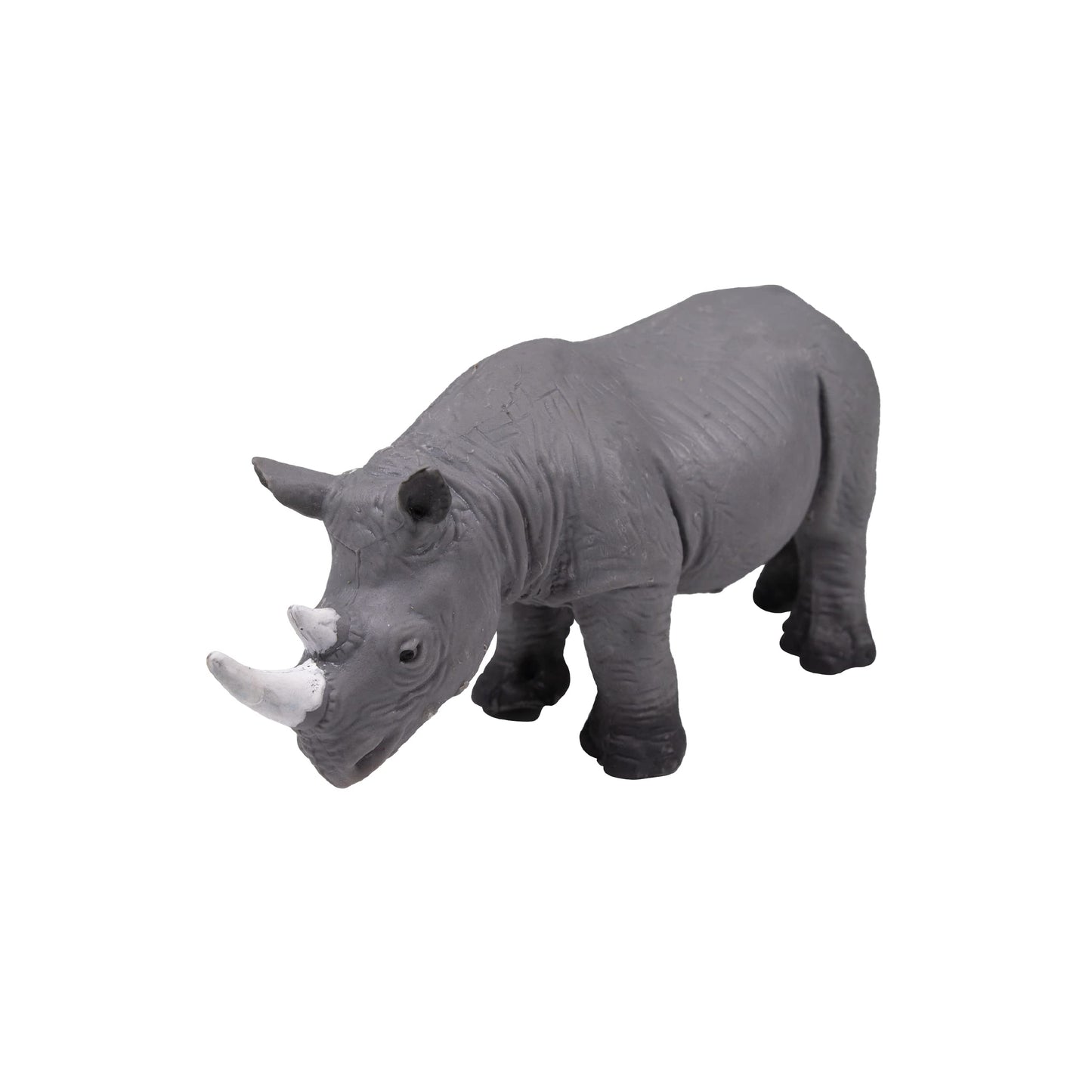 Rep Pals Rhino Stretchy Toy by Deluxebase | Real-Feel Animal Replicas