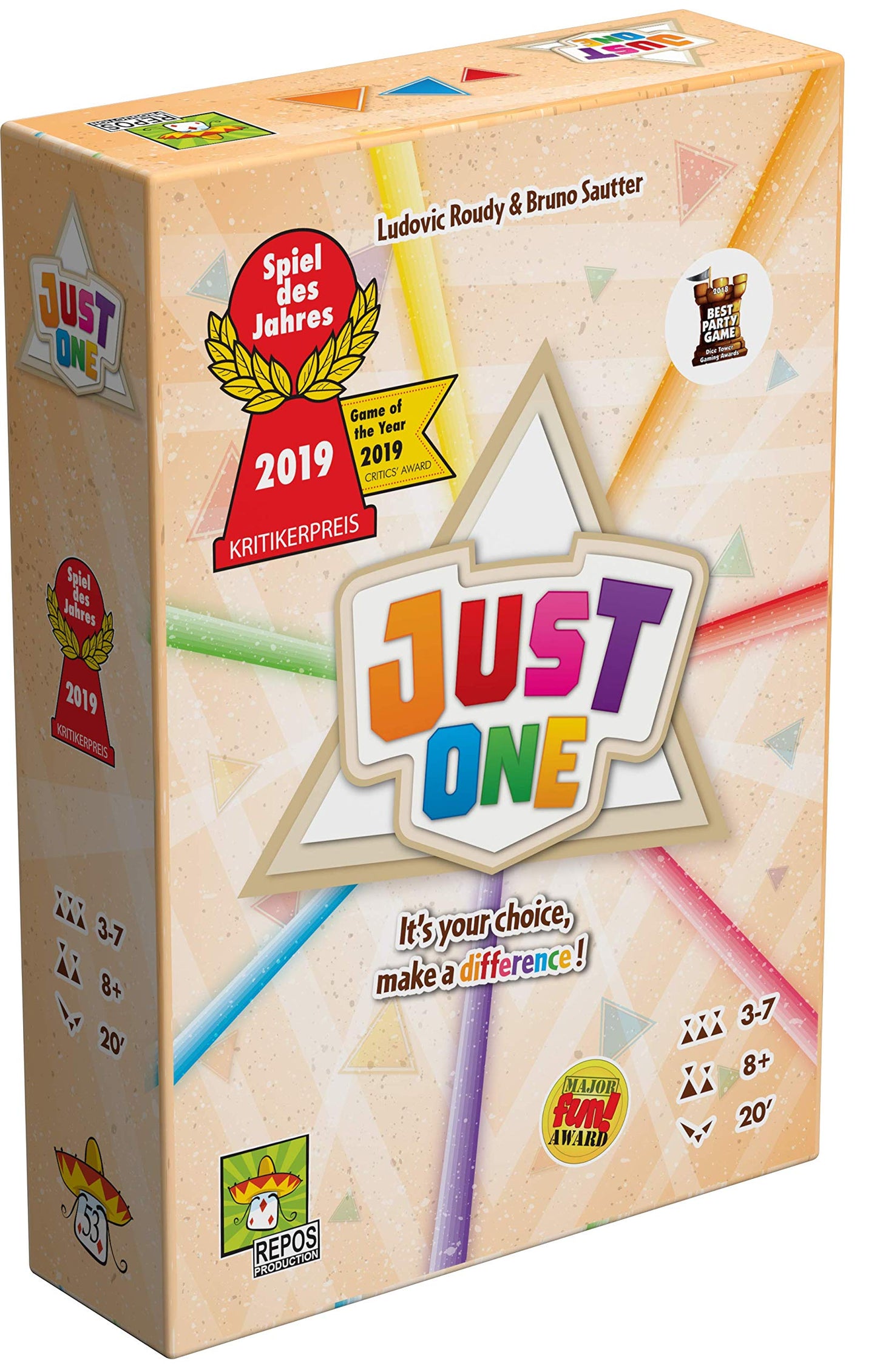 Just One - Cooperative Word Guessing Game by Repos Production | 3-7 Players, 20 Min