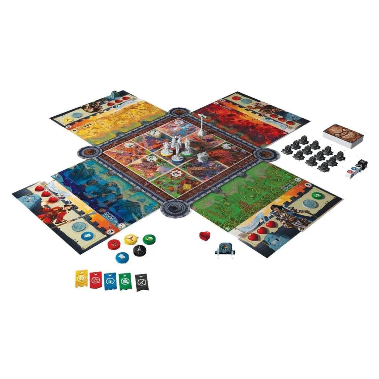 Last Bastion Board Game by Repos Production – Epic Cooperative Defense, 1-4 Players, 45-Min Playtime