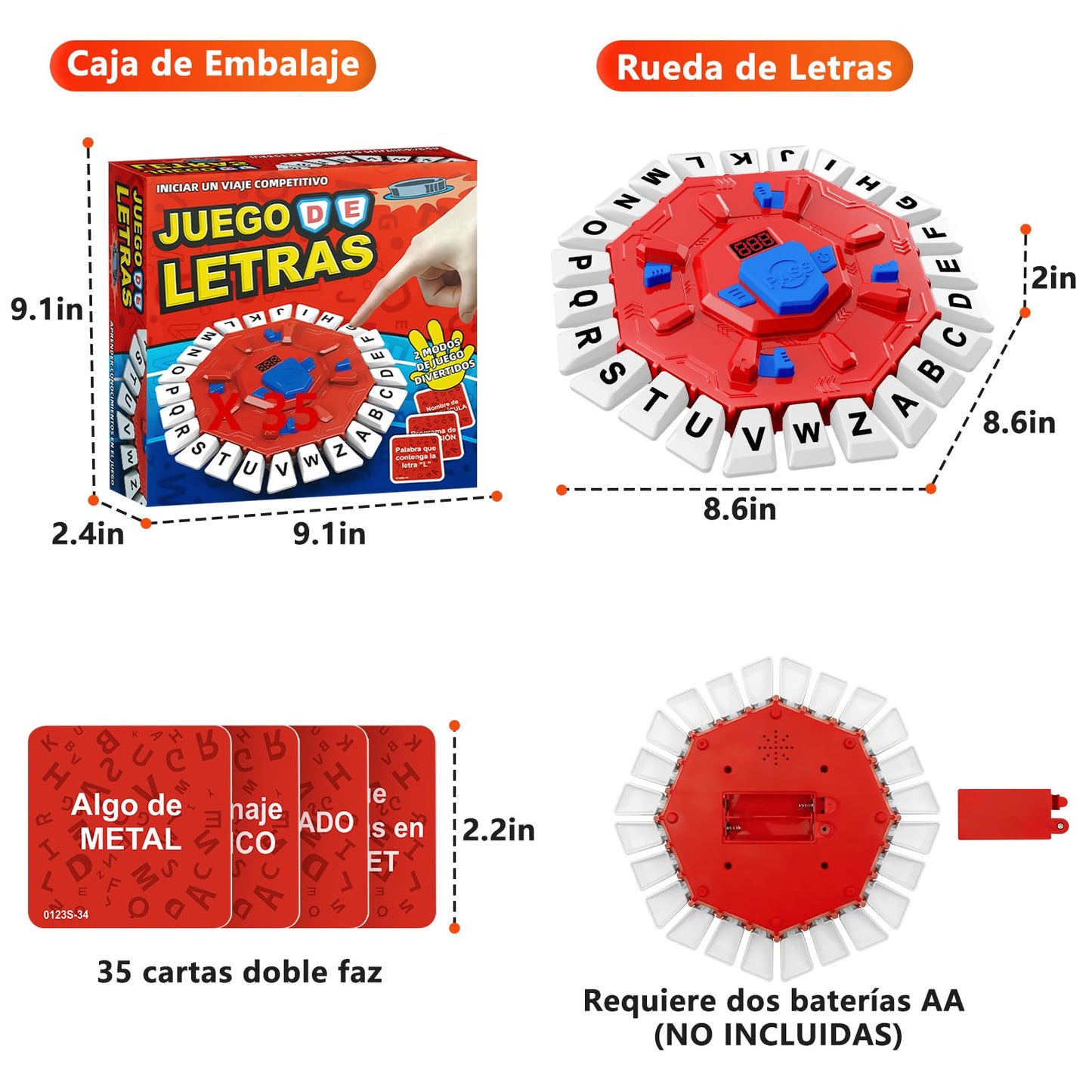 Resflycheng Board Game with Digital Screen | 2 Modes, 35 Double-Sided Cards | Party & Interactive Learning