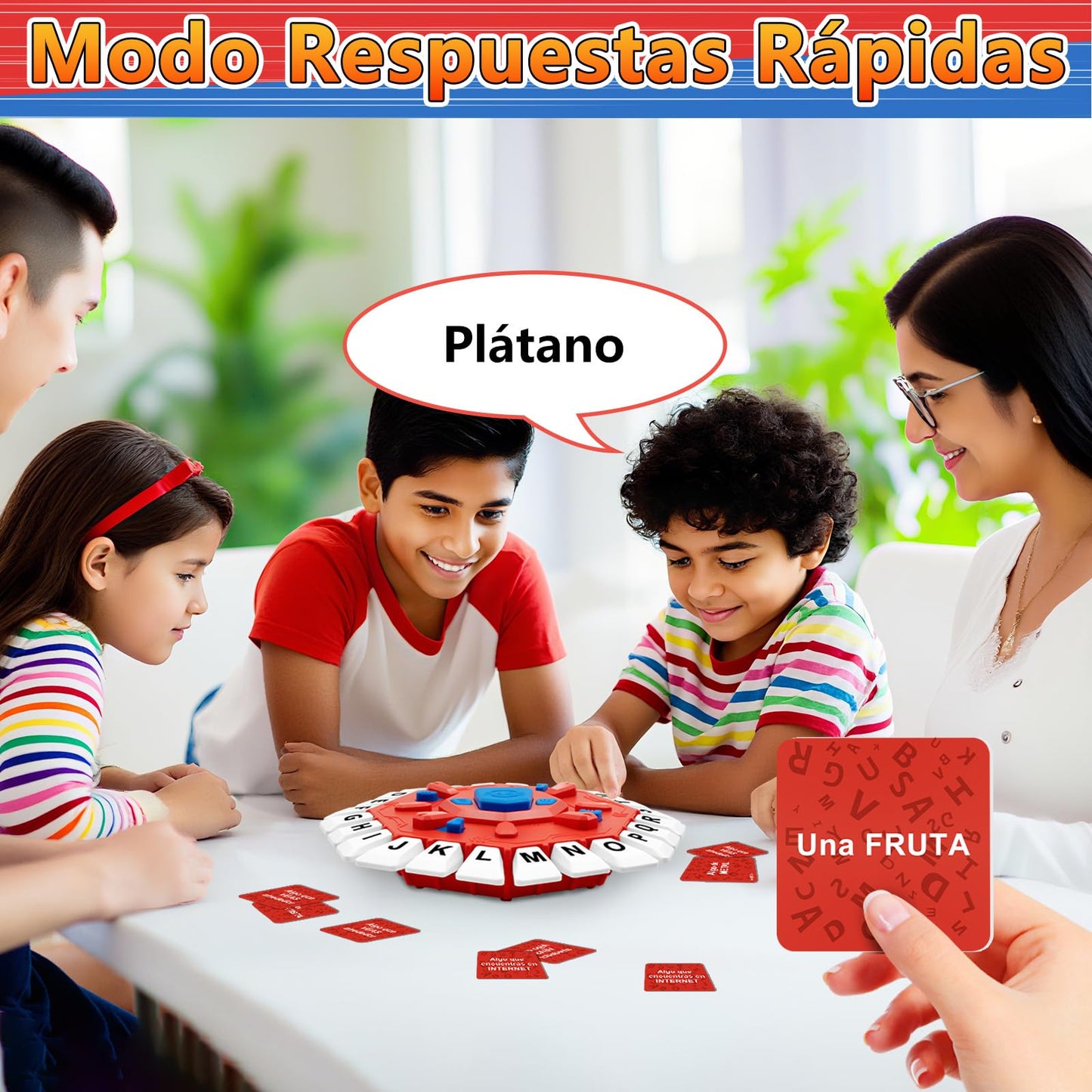 Resflycheng Board Game with Digital Screen | 2 Modes, 35 Double-Sided Cards | Party & Interactive Learning