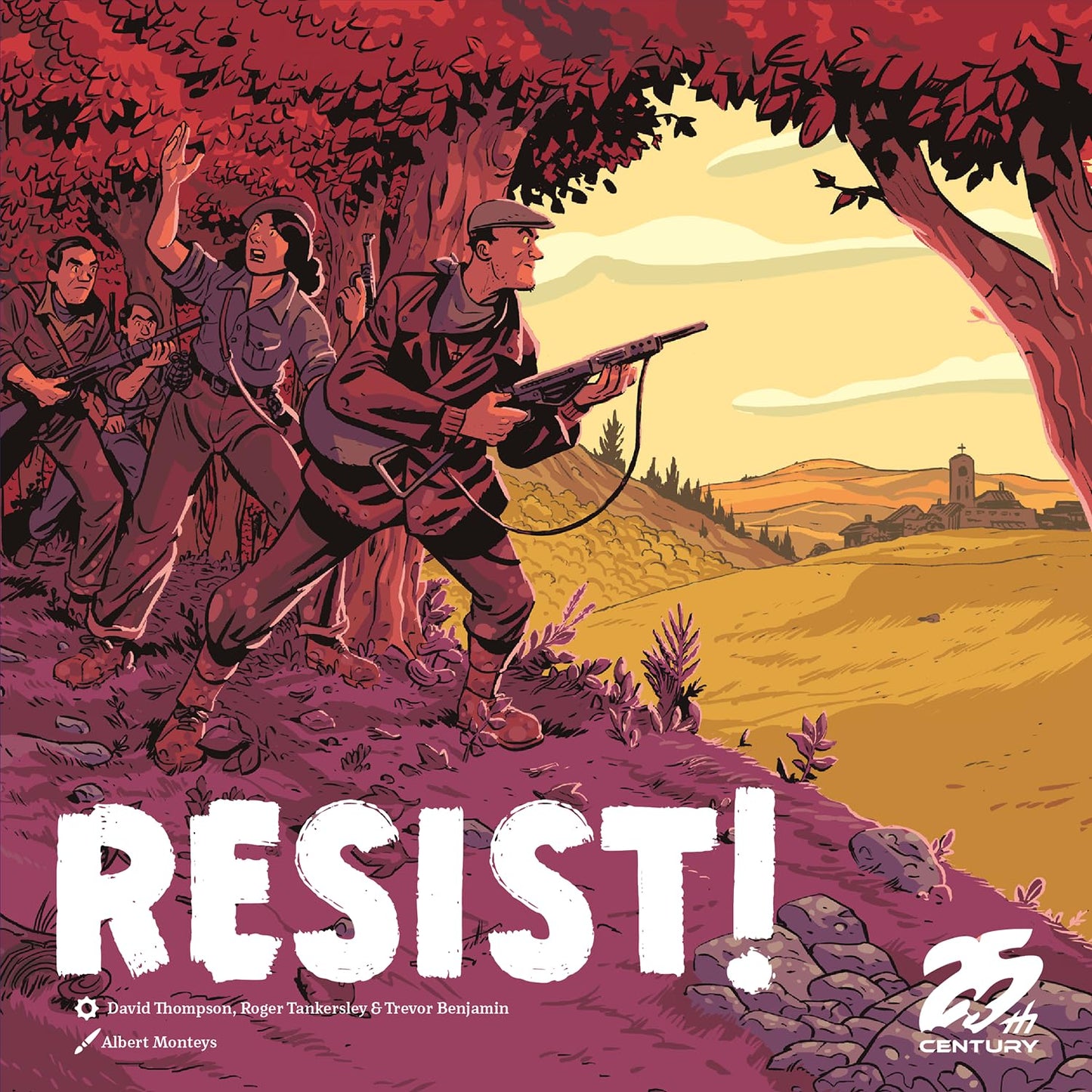 Resist! Solo-Only Historical War Card Strategy Game by 25th Century Games