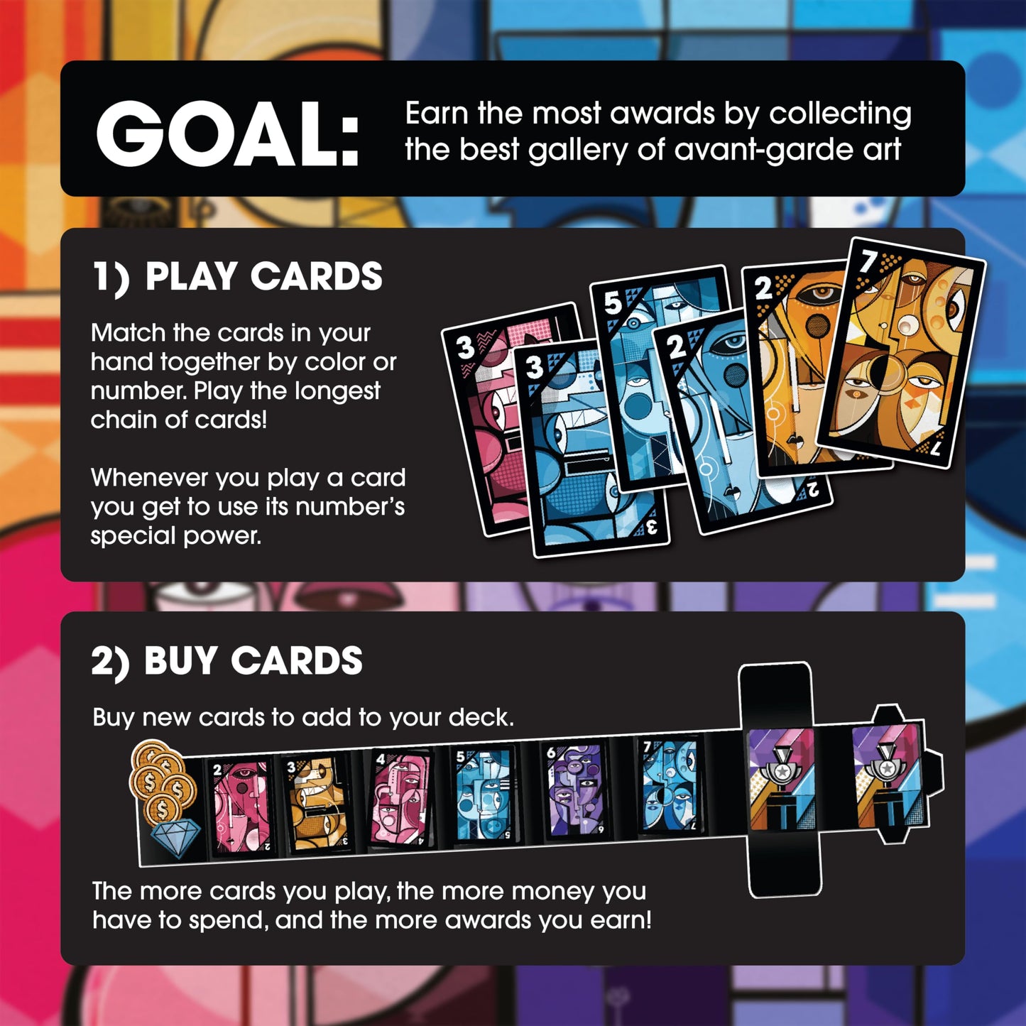 Avant Carde by Resonym – Deck-Building Art Game for Ages 8+