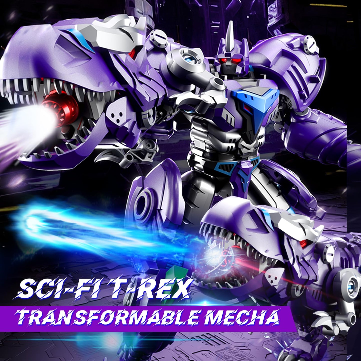 Resosese Transforming Toys Figures - 2-in-1 Robot & Dragon for Boys (Ages 5-14)
