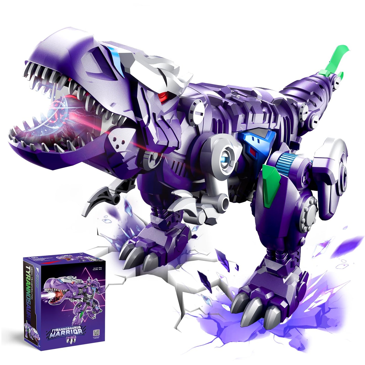 Resosese Transforming Toys Figures - 2-in-1 Robot & Dragon for Boys (Ages 5-14)