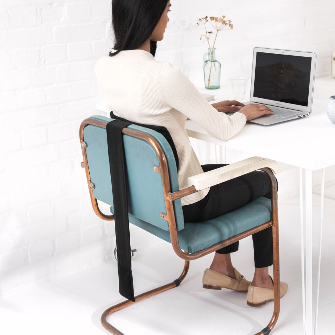 Weighted Lumbar Support Cushion – Chair Back Support Pillow