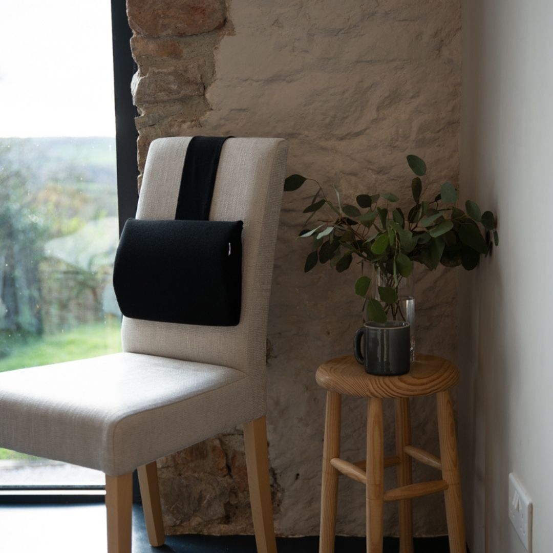 Weighted Lumbar Support Cushion – Chair Back Support Pillow