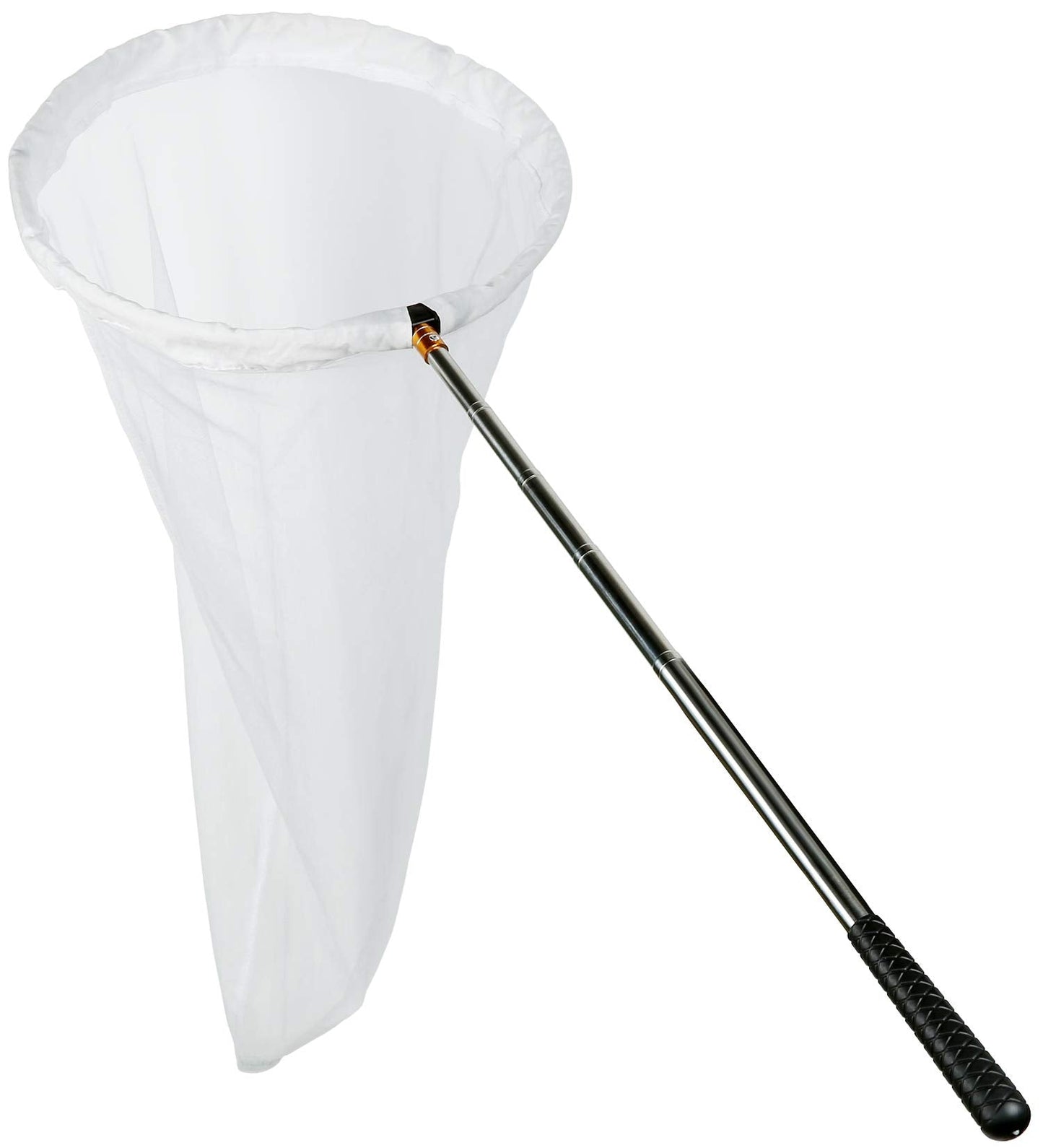 RESTCLOUD Insect and Butterfly Net — 16-Inch Ring, 36-Inch Depth, 59-Inch Stainless Telescopic Handle