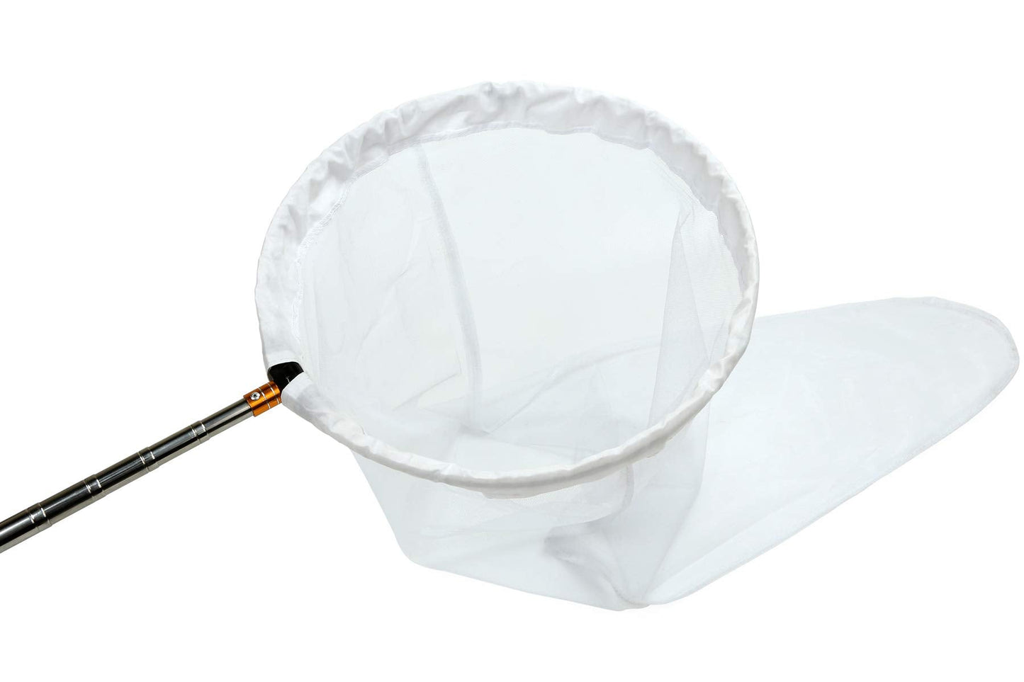 RESTCLOUD Insect and Butterfly Net — 16-Inch Ring, 36-Inch Depth, 59-Inch Stainless Telescopic Handle