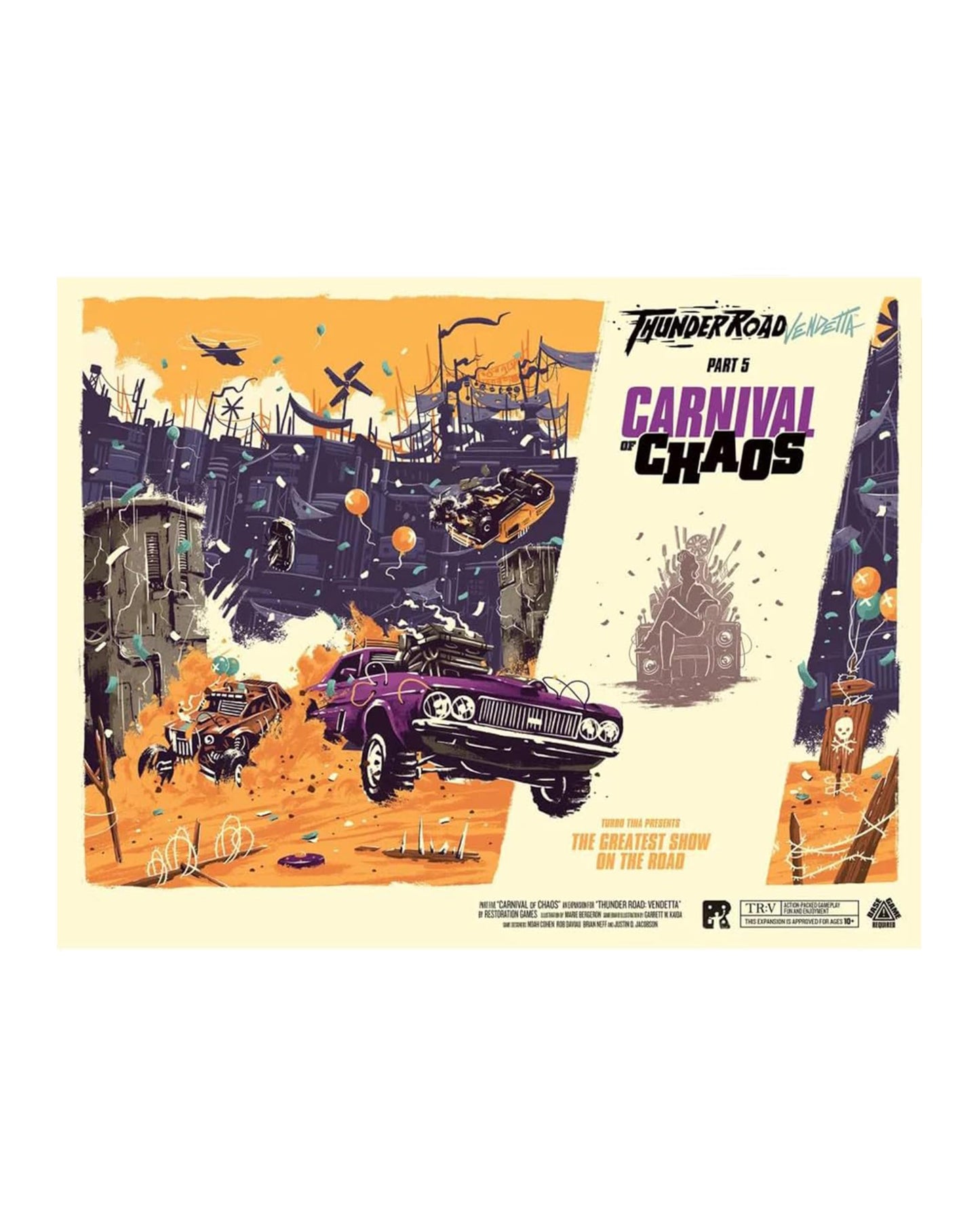 Restoration Games Thunder Road Vendetta: Carnival of Chaos Expansion – Demolition Derby Strategy