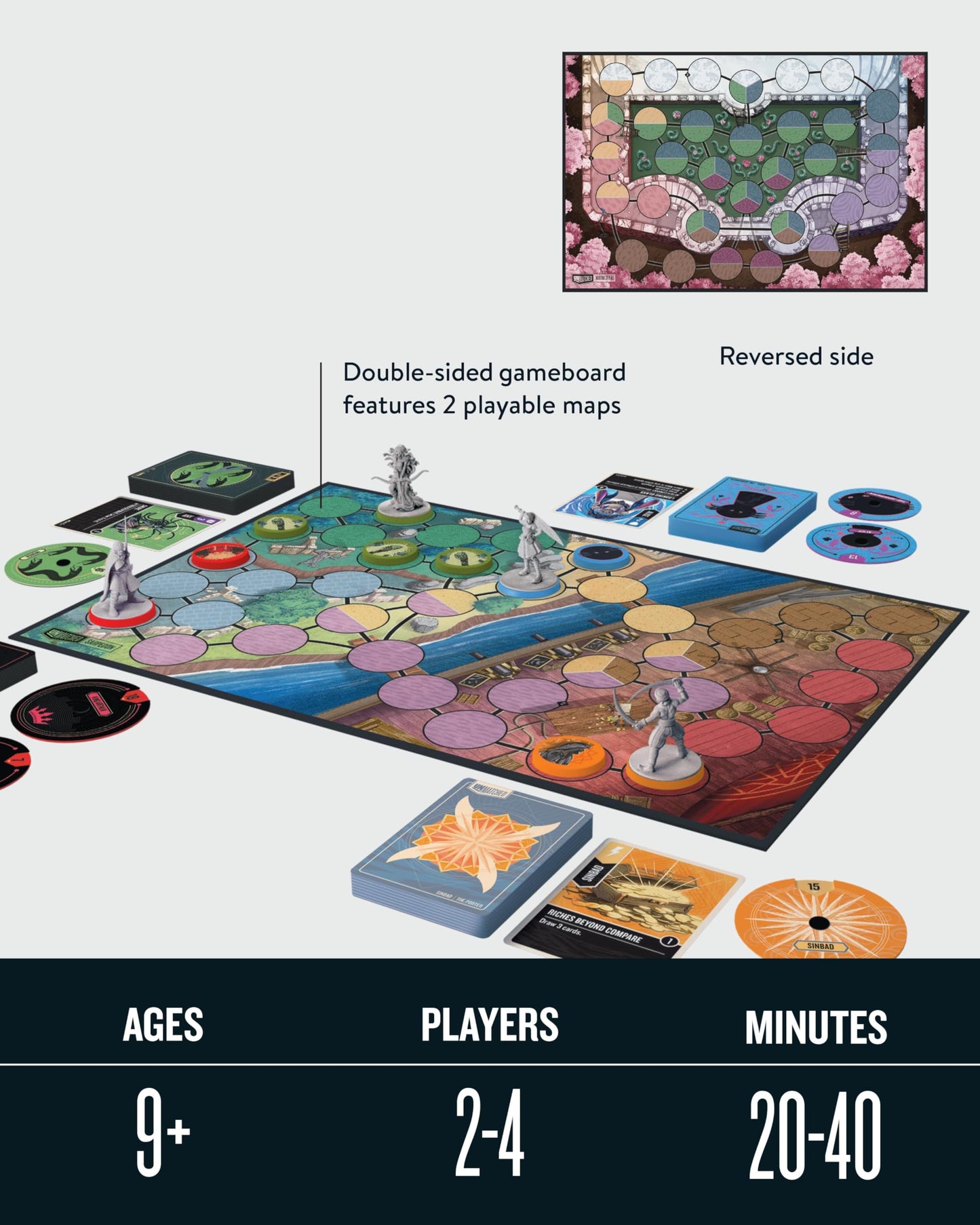 Unmatched Battle of Legends Vol 1 by Restoration Games — Strategy Board Game for 2 to 4 Players