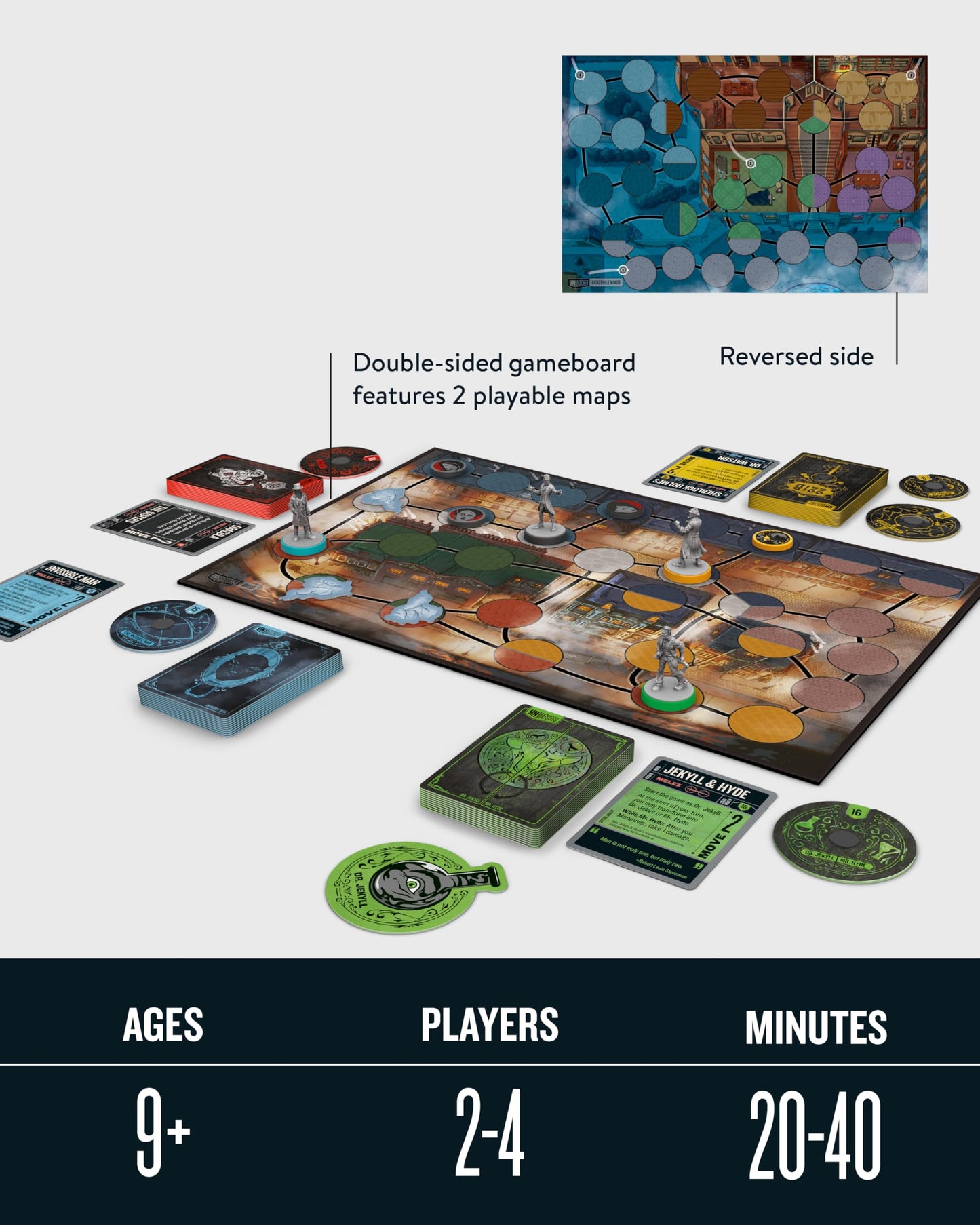Unmatched Cobble & Fog — Heroes Expansion by Restoration Games (2–4 Players)