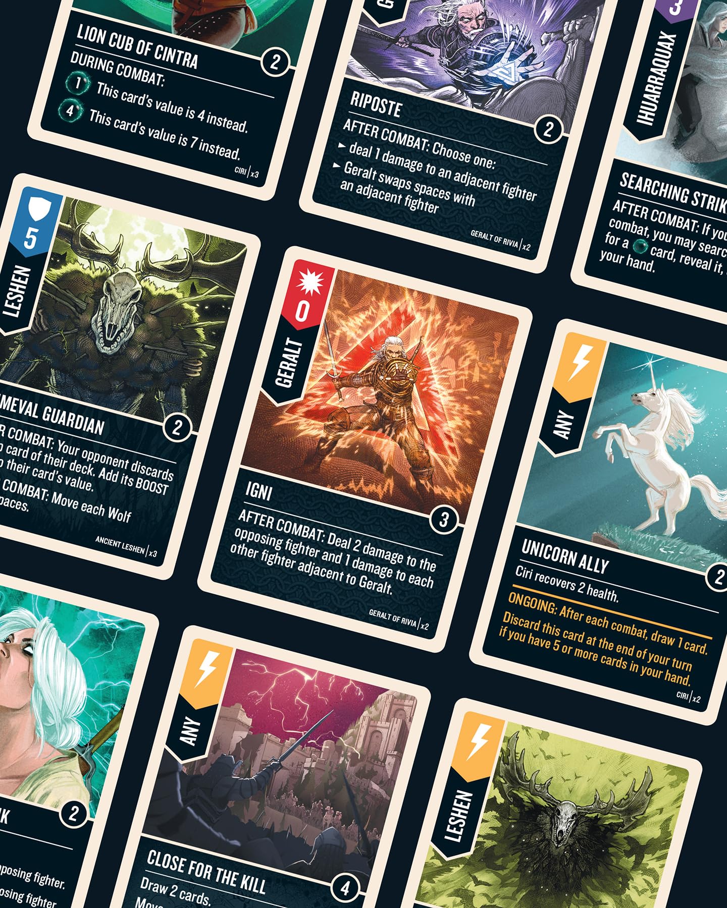 Restoration Games Unmatched The Witcher: Steel & Silver – Strategy Board Game (2-3 Players, 30 Min, Ages 9+)