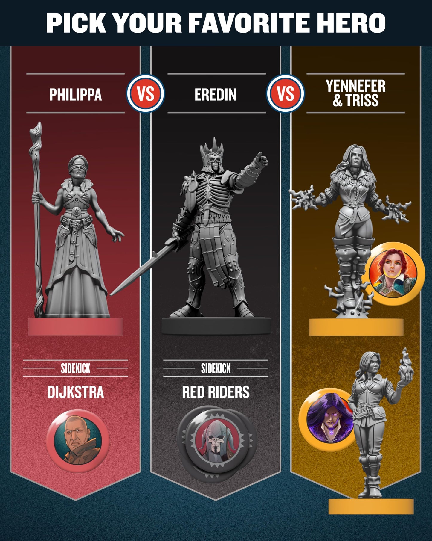 Unmatched: The Witcher Realms Fall – 2–4 Player Strategy Battle by Restoration Games