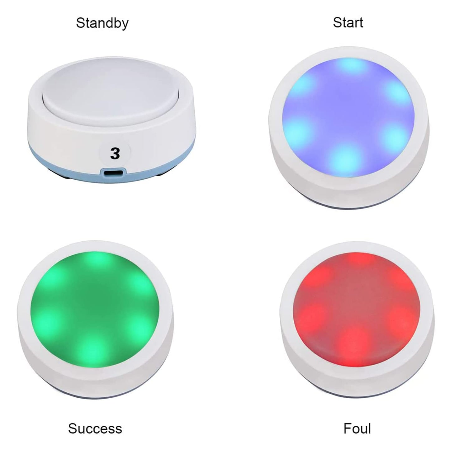 Retekess TM101 Wireless Quiz Buzzer System – 32 Buttons, 262 ft Range