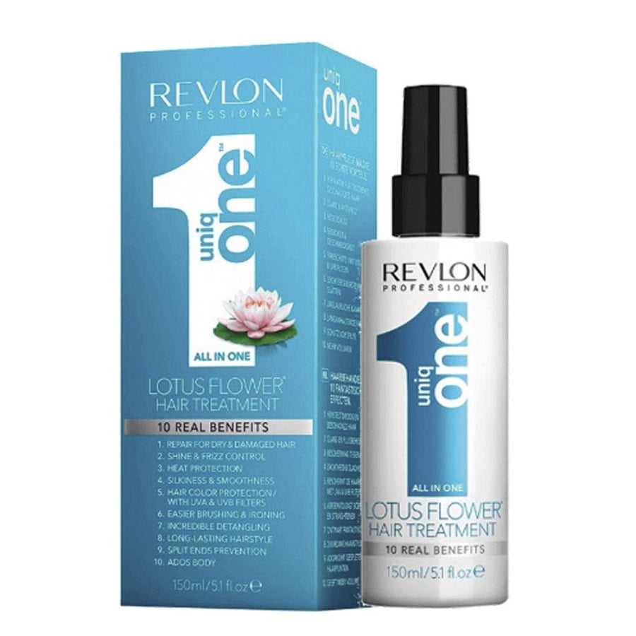 Revlon Professional Uniq One Lotus Flower Hair Treatment: All-in-One Hair Solution for All Hair Types 150ml/5.07 oz