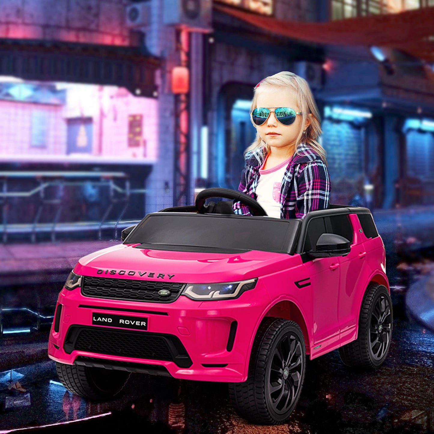 AIYAPLAY Land Rover Licensed Kids Electric Car w/ Remote Music