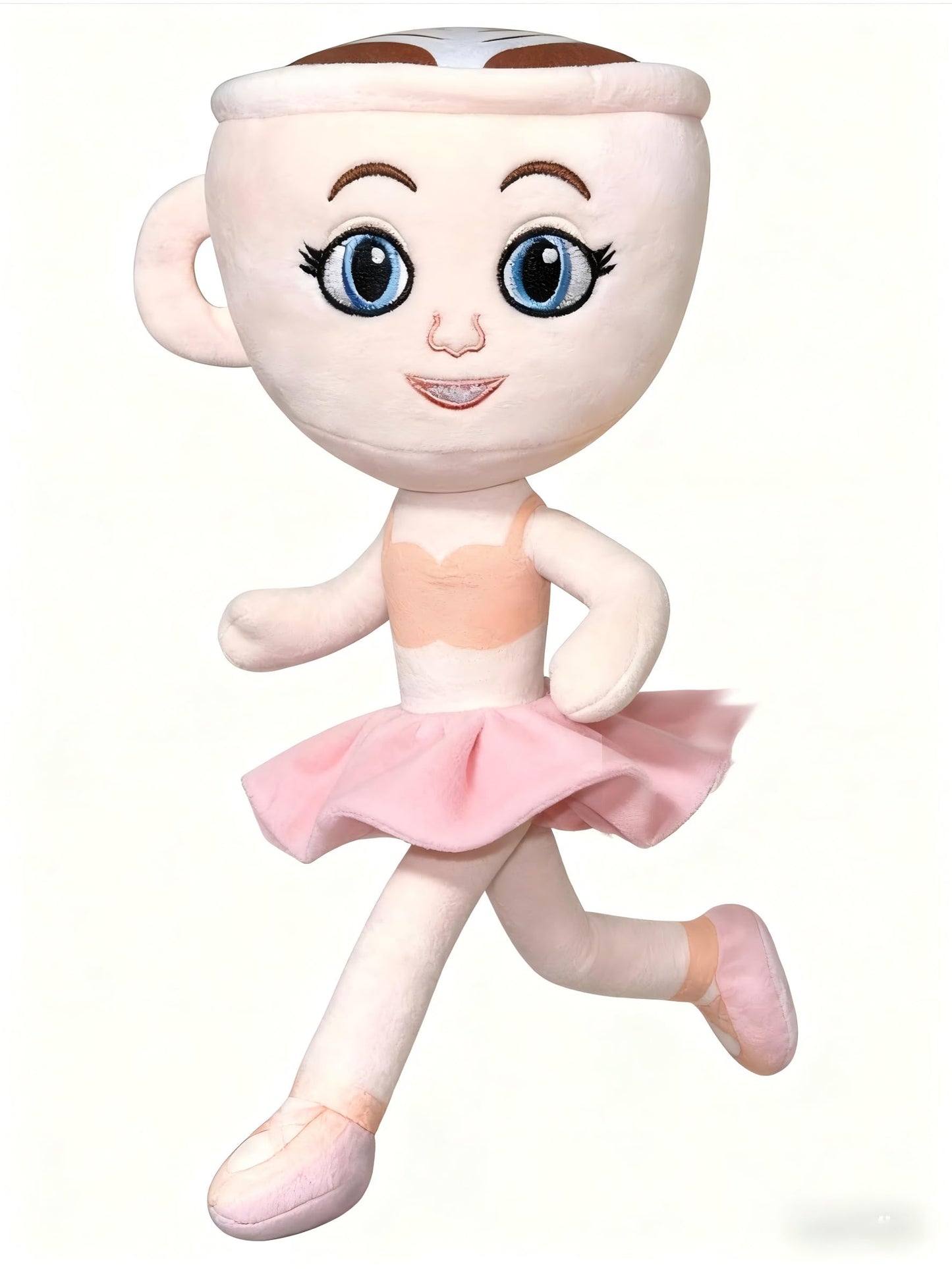 RHMKTC Italian Brainrot Plush Toy 10-Inch Ballerina Cappuccina – Collectible Meme Plush for Fans
