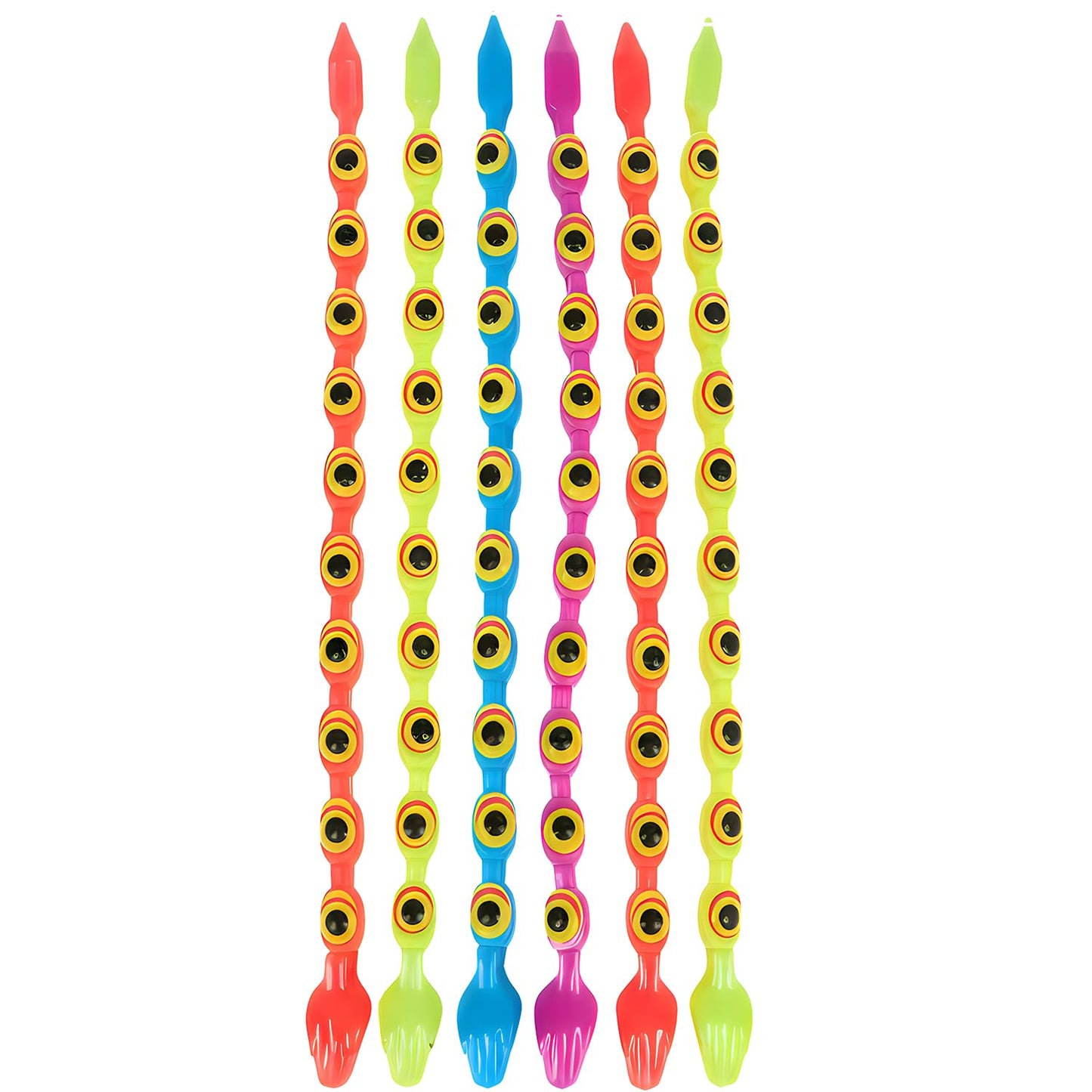 Rhode Island Novelty 15-Inch Jointed Snake – 12 Colorful Flexible Snakes for Play
