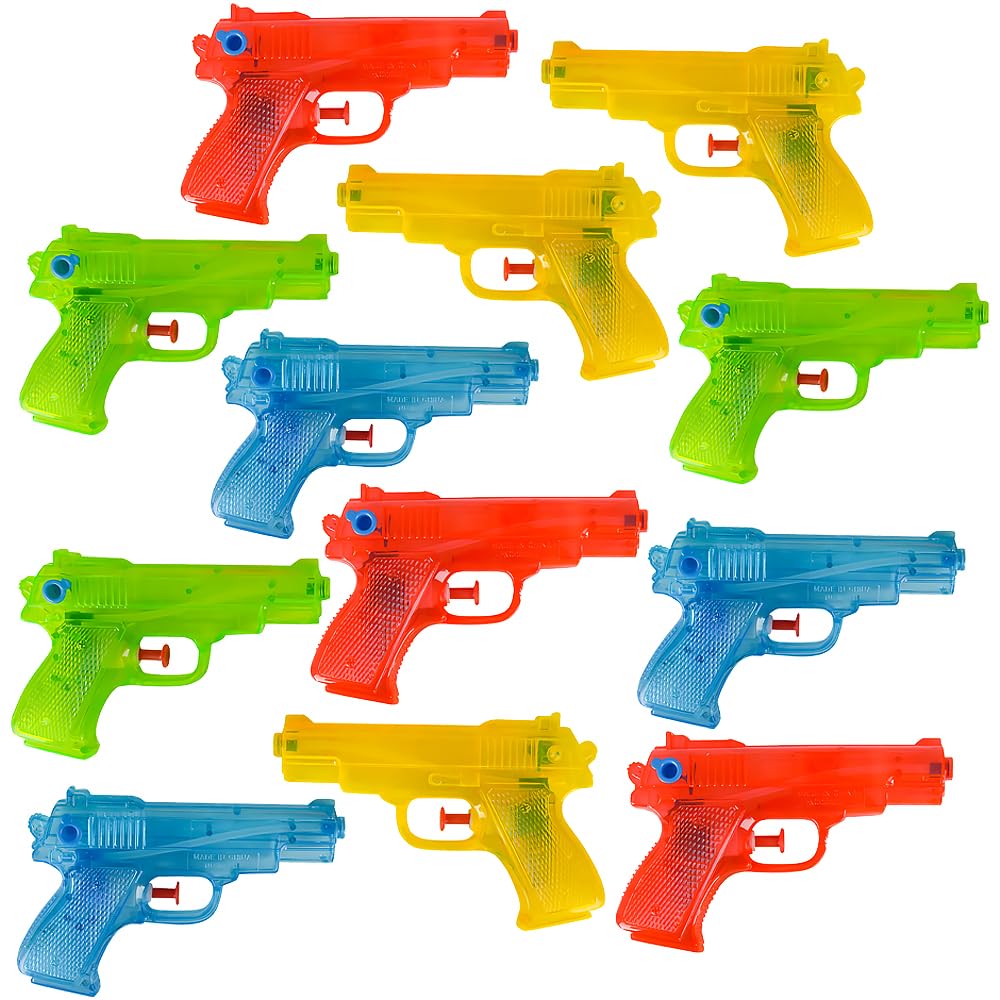 Rhode Island Novelty 6-Inch Neon Water Squirter — 2-Pack
