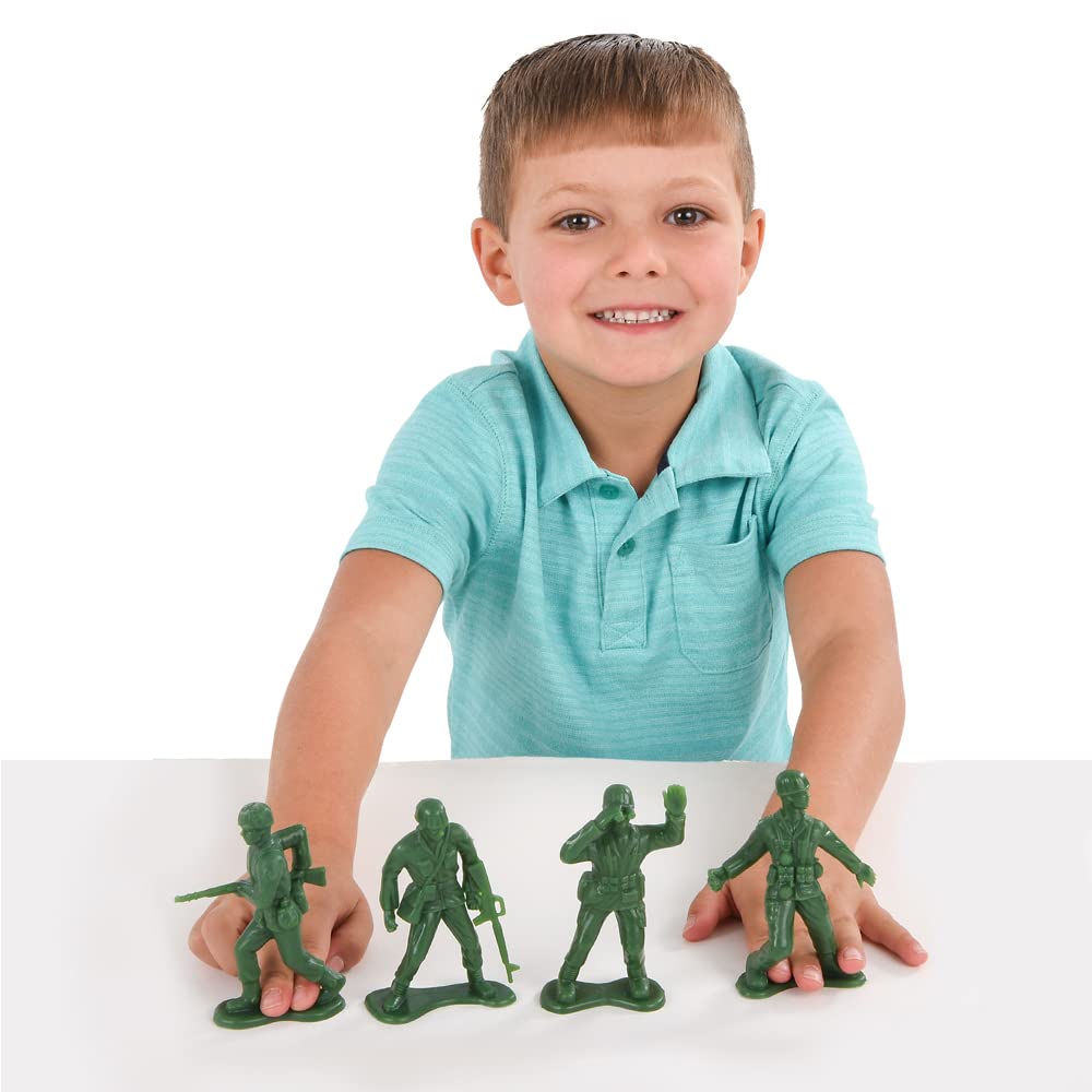 Rhode Island Novelty 4-Inch Army Men Set — 8 Assorted Figures