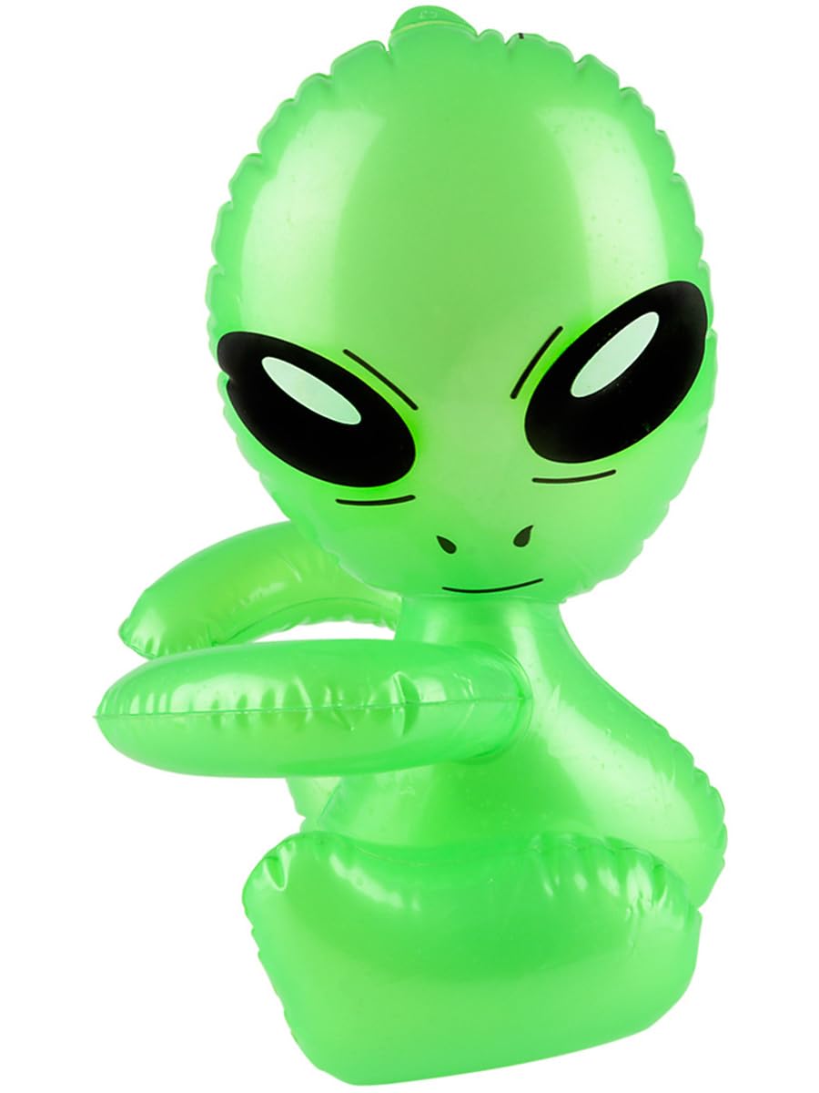 Rhode Island Novelty | 12.5-Inch Green Alien Inflatable - Martian Baby Prop Toy Decoration