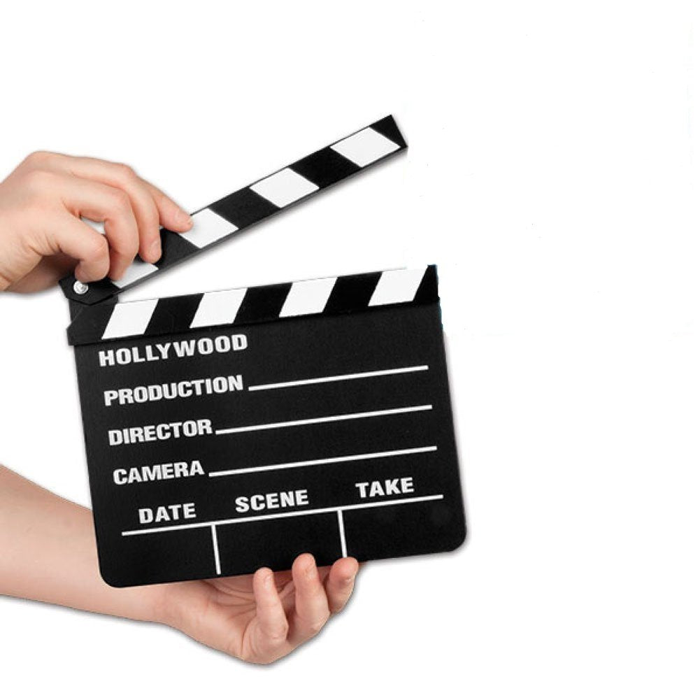 Rhode Island Novelty 7x8 Hollywood Movie Clapboard – Fun Prop & Gift