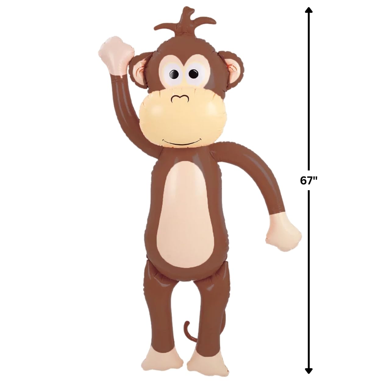 Rhode Island Novelty 67-Inch Monkey Inflate - Giant Inflatable Monkey for Pool & Backyard