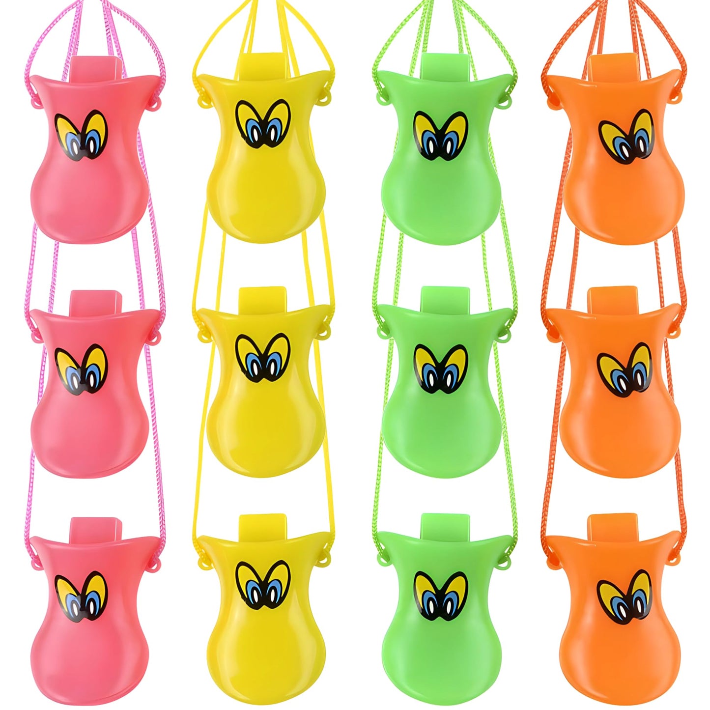 Rhode Island Novelty Multicolor Duck Call Whistles – 12 Pack