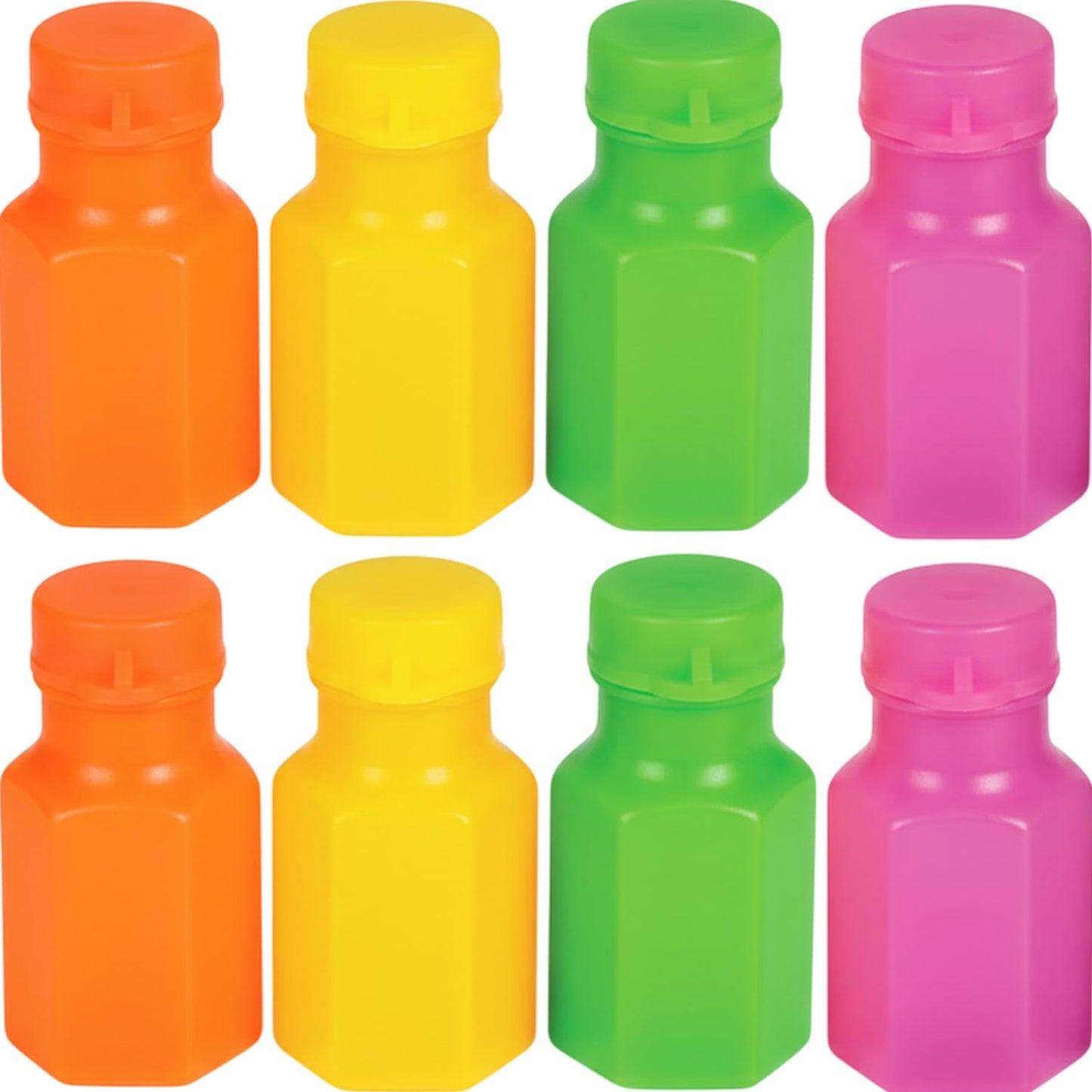 Rhode Island Novelty 1.75 Inch Neon Bubble Bottles – Pack of 48