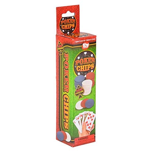 Rhode Island Novelty 1.5-Inch Poker Chips – 100-Chip Set for Game Nights